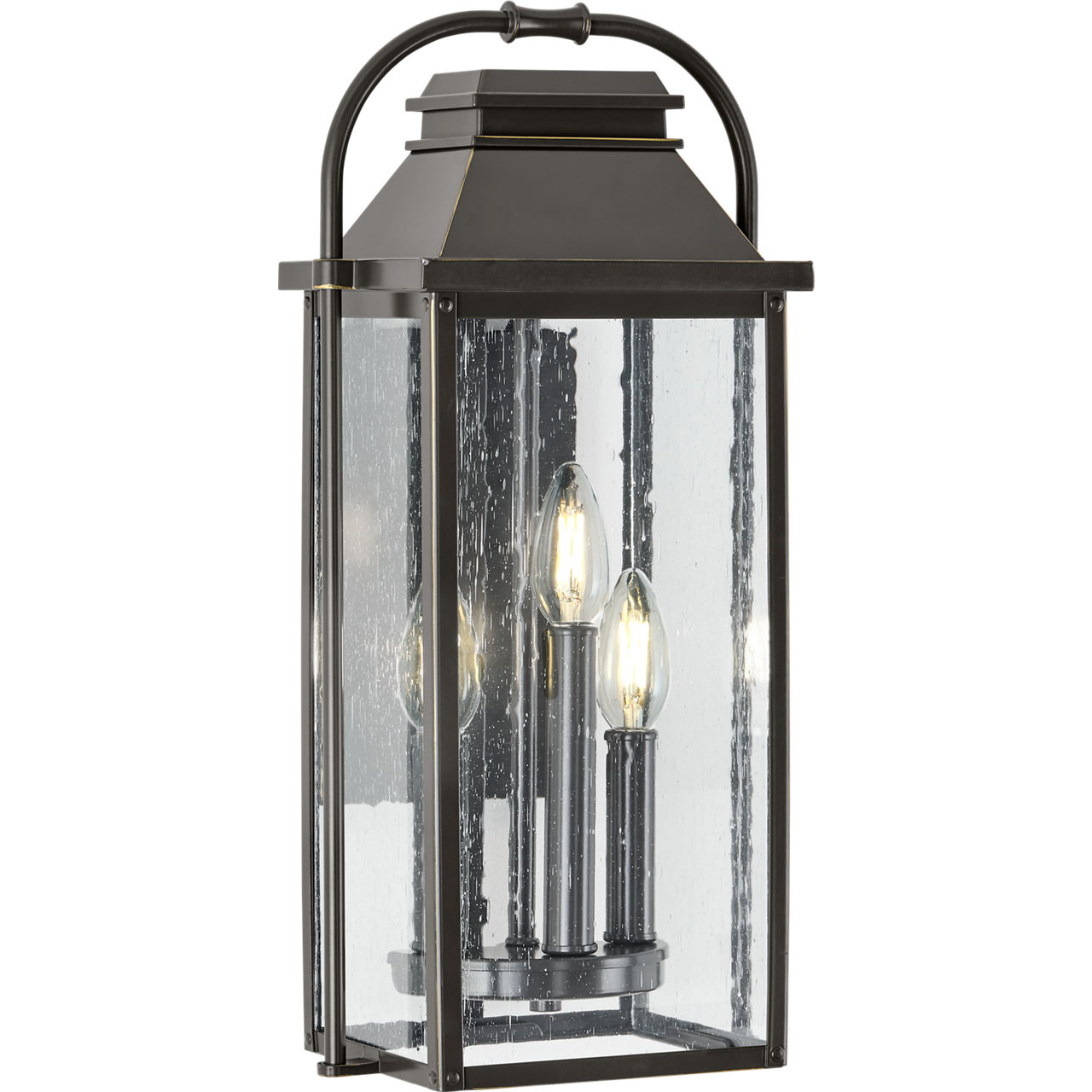 Sean Lavin Wellsworth 3 Light 18.25 inch Antique Bronze Outdoor Wall Lantern