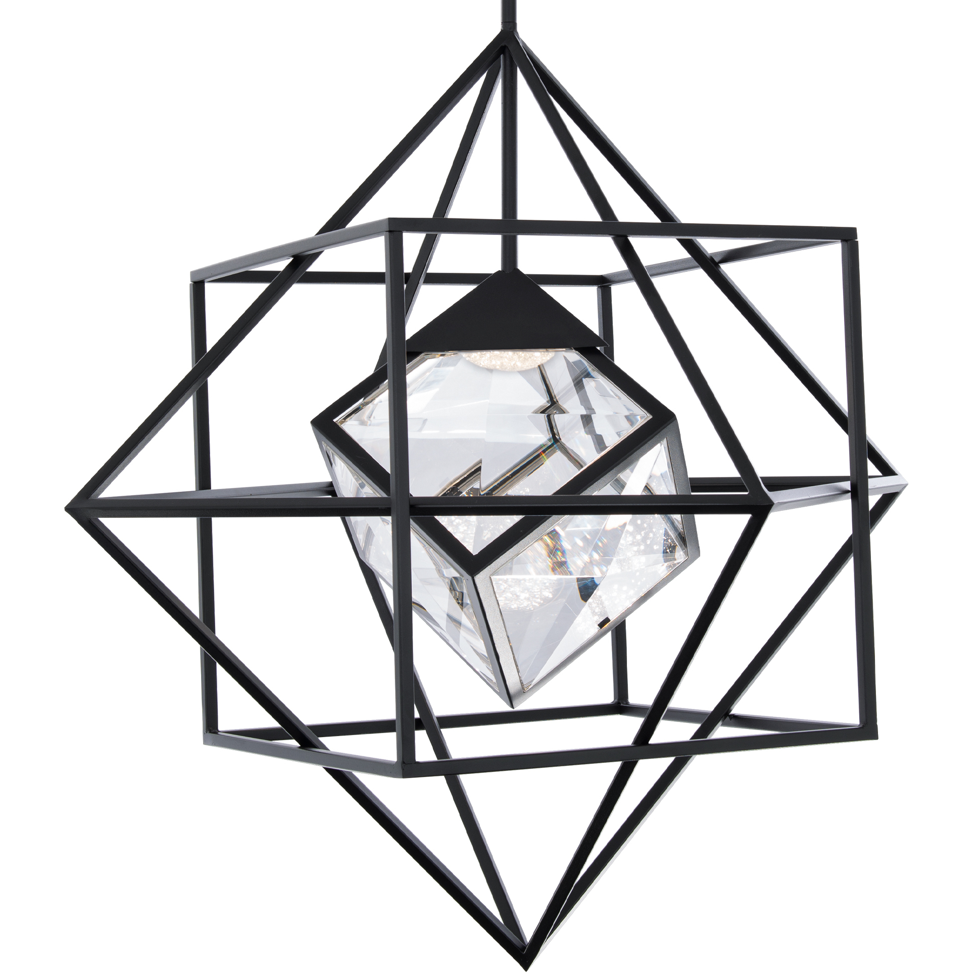 Beyond Heracles LED 38 inch Black Pendant Ceiling Light, Beyond