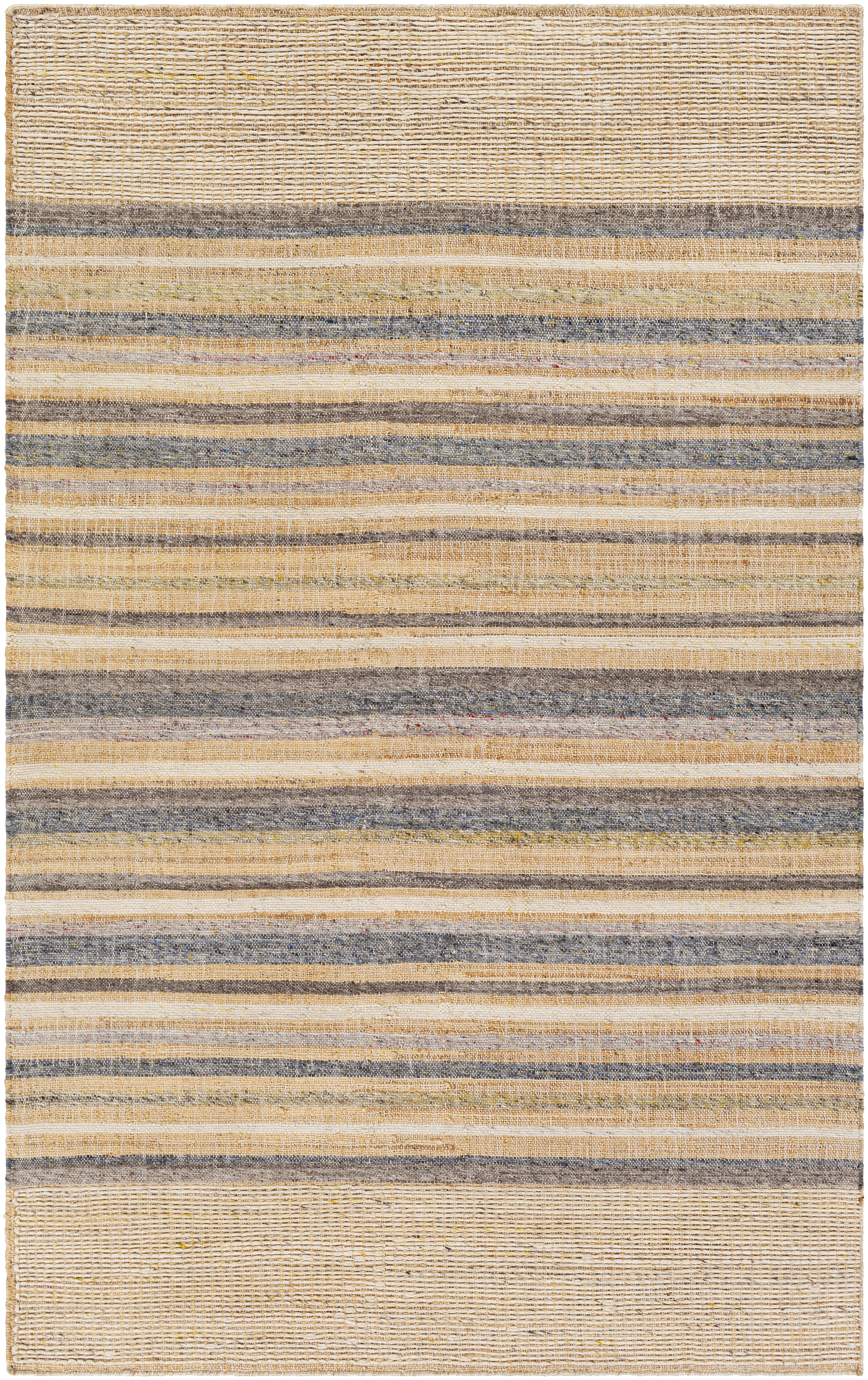 Arielle 96 X 60 inch Beige Rug in 5 x 8, Rectangle