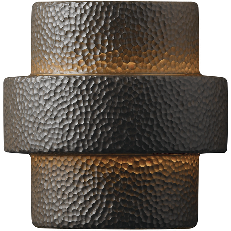 Ambiance Step LED 10.5 inch Tierra Red Slate Wall Sconce Wall Light, Large