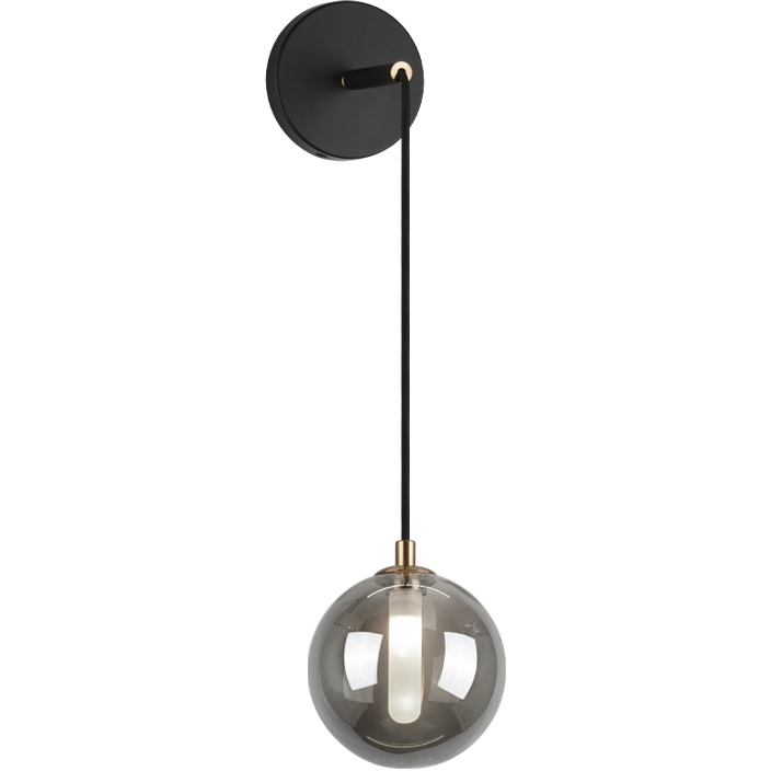 Magma 1 Light 5.88 inch Smoke Wall Sconce Wall Light