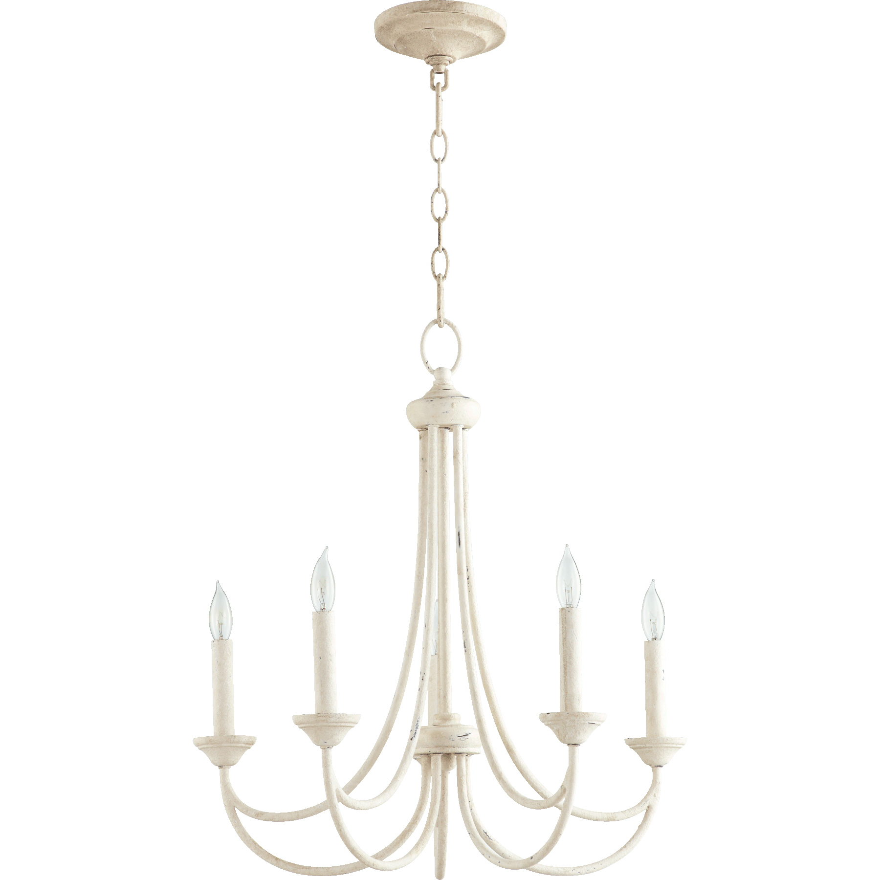 Brooks 5 Light 22 inch Persian White Chandelier Ceiling Light