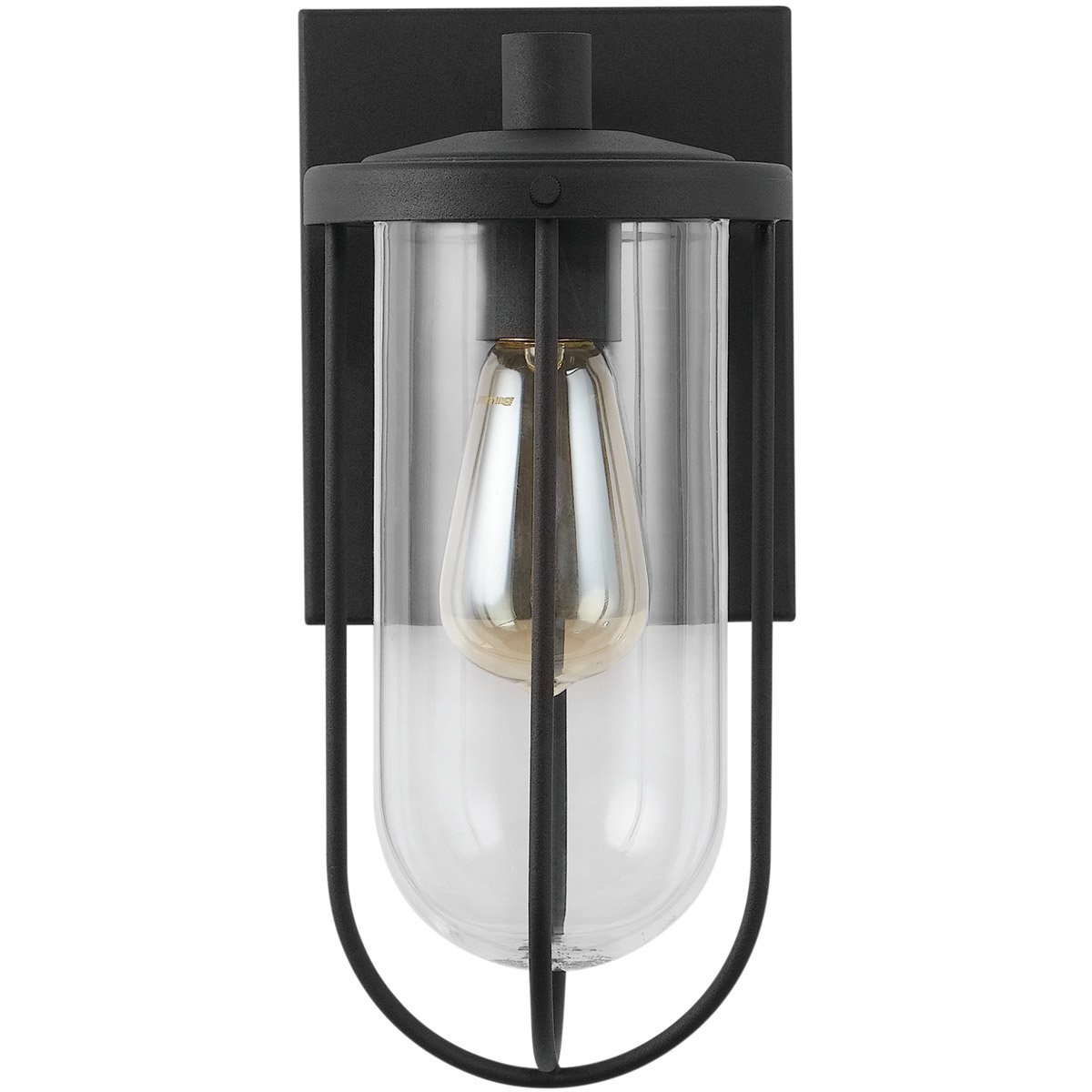 Corbin 1 Light 12 inch Black Outdoor Wall Mount