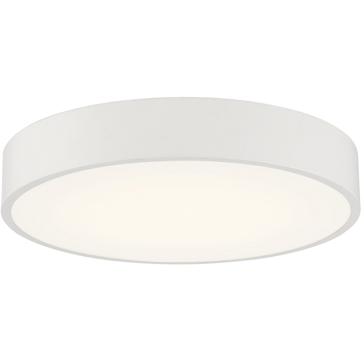 Como LED 17.75 inch White Flush Mount Ceiling Light