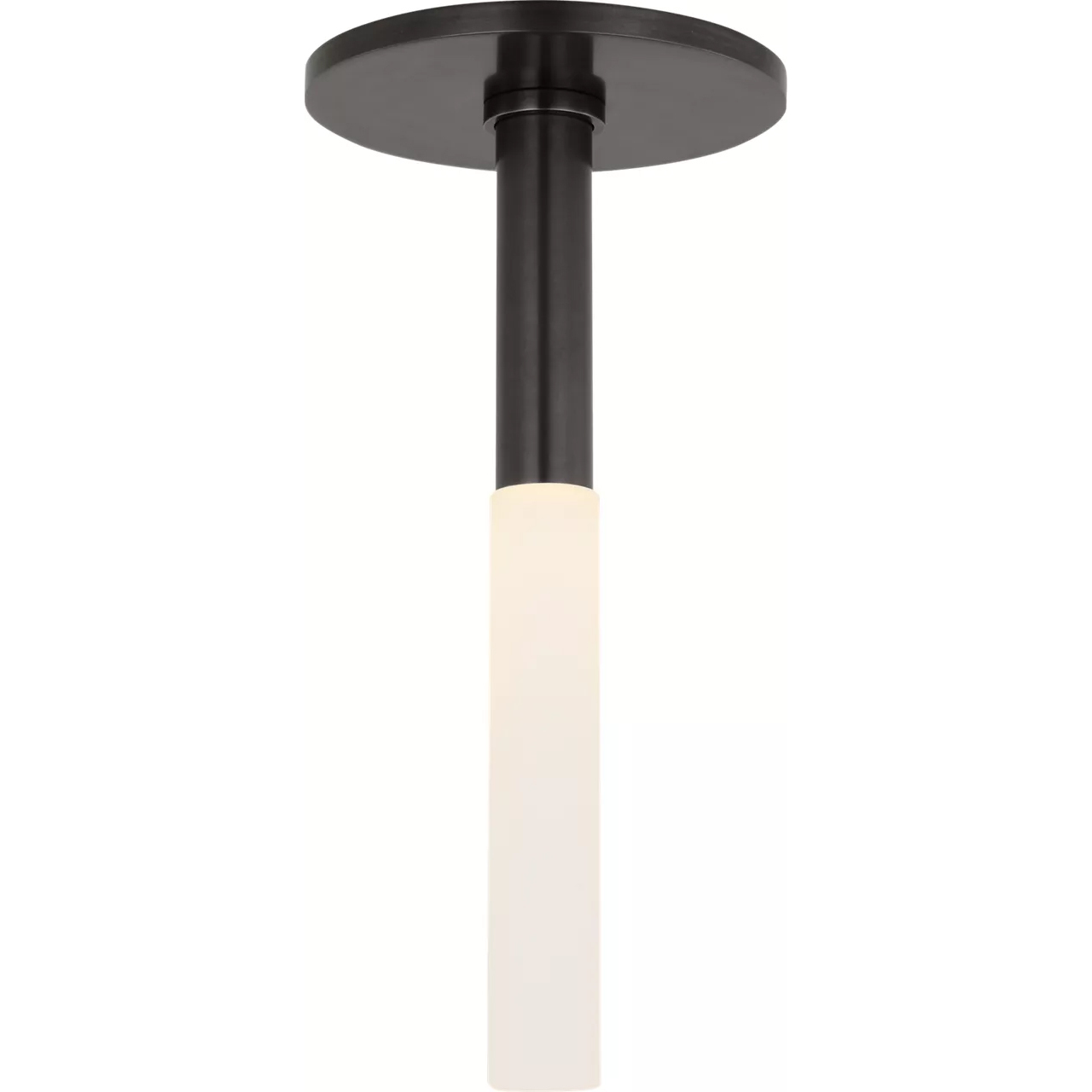 Kelly Wearstler Rousseau LED 1 inch Bronze Monopoint Flush Mount Ceiling Light