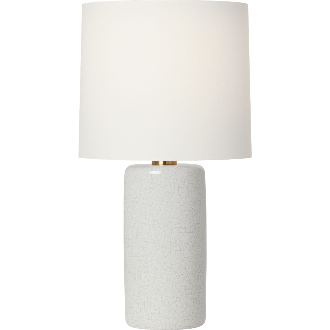 Barbara Barry Shanghai 30.63 inch 9 watt White Crackle Table Lamp Portable Light