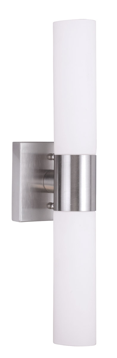 Aero 2 Light 18 inch Brushed Nickel ADA Bath Vanity Wall Light