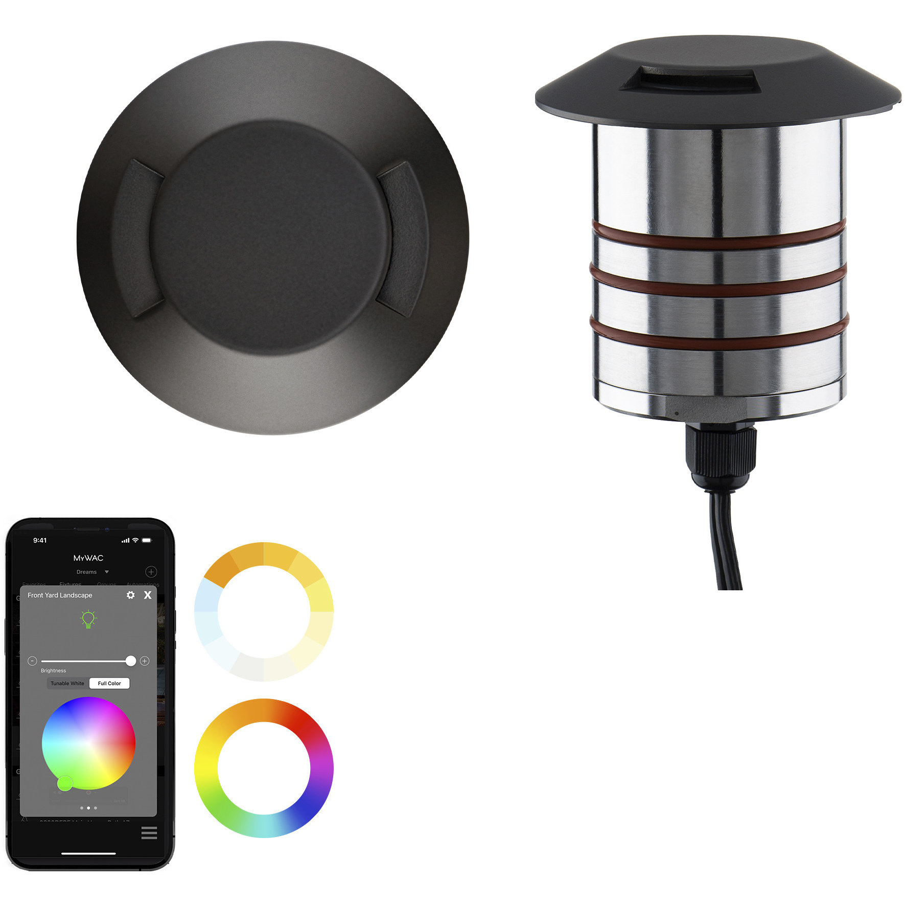 Colorscaping 12 3.5 watt Stainless Steel Coated in Bronze Path Indicator Light, Colorscaping