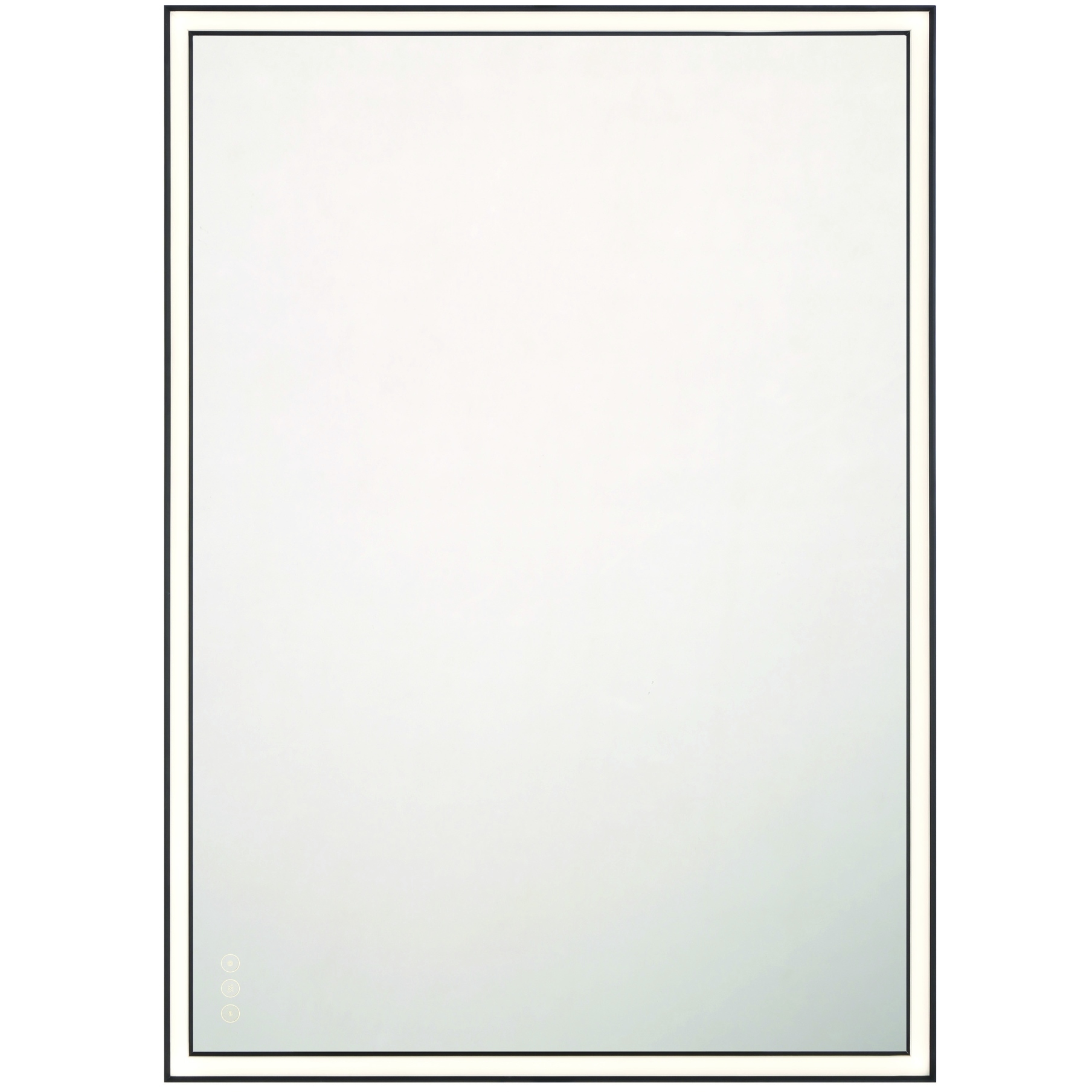 Nixon 42 X 30 inch Anodized Black LED Mirror