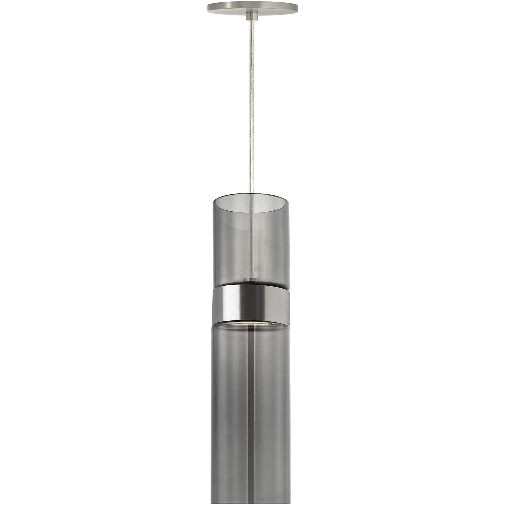 Sean Lavin Manette LED Satin Nickel Pendant Ceiling Light, Integrated LED