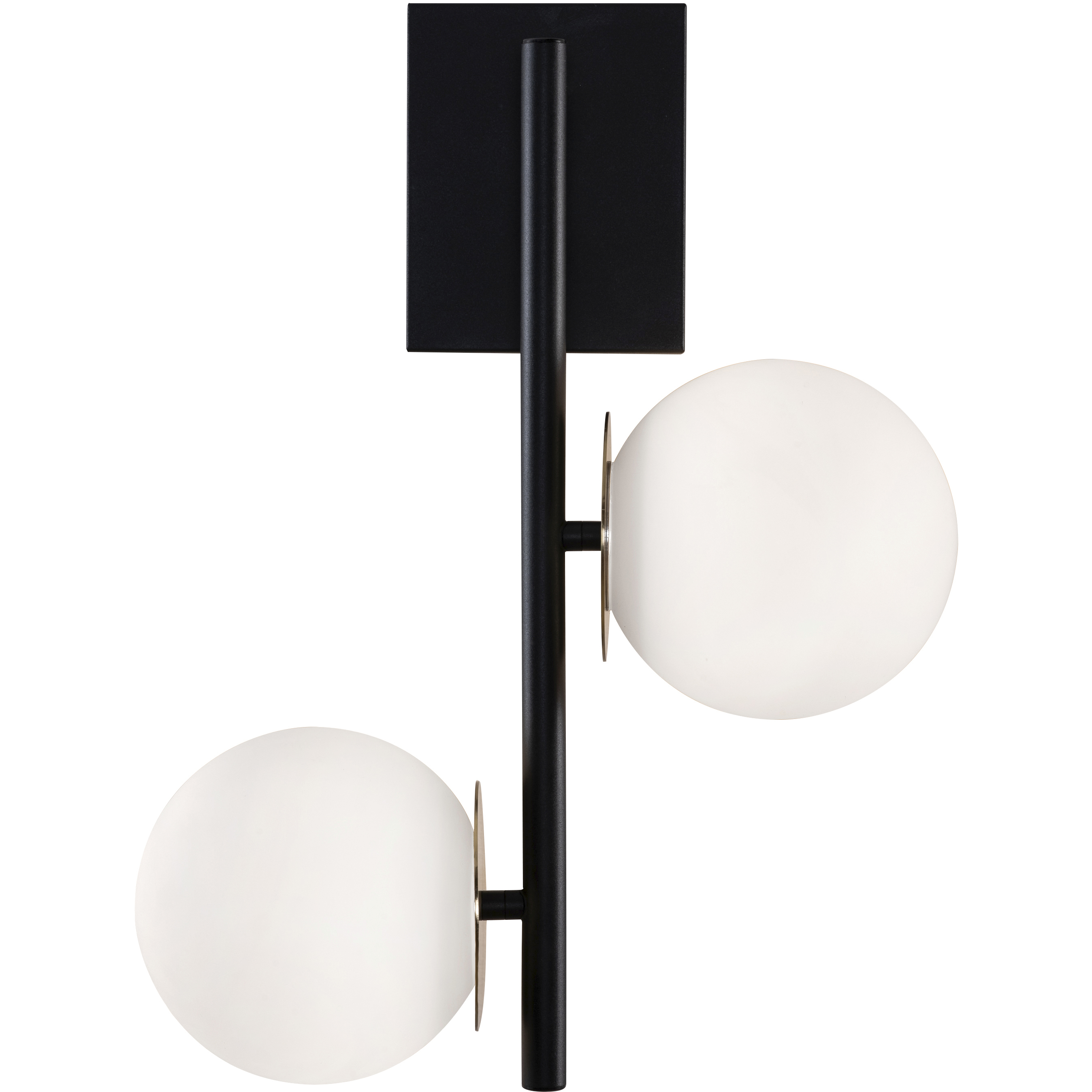 Arren LED 13.5 inch Black and Light Antique Brass Sconce Wall Light