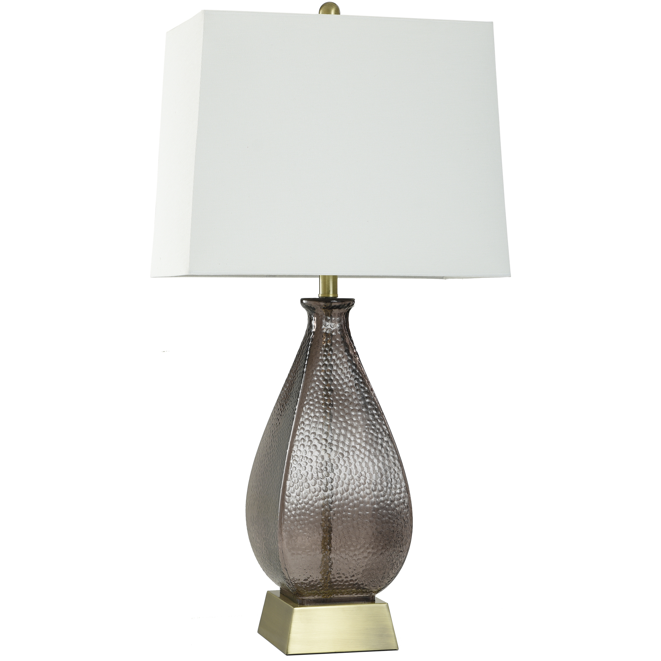 Cameron 33 inch 100 watt Dark Brown Table Lamp Portable Light
