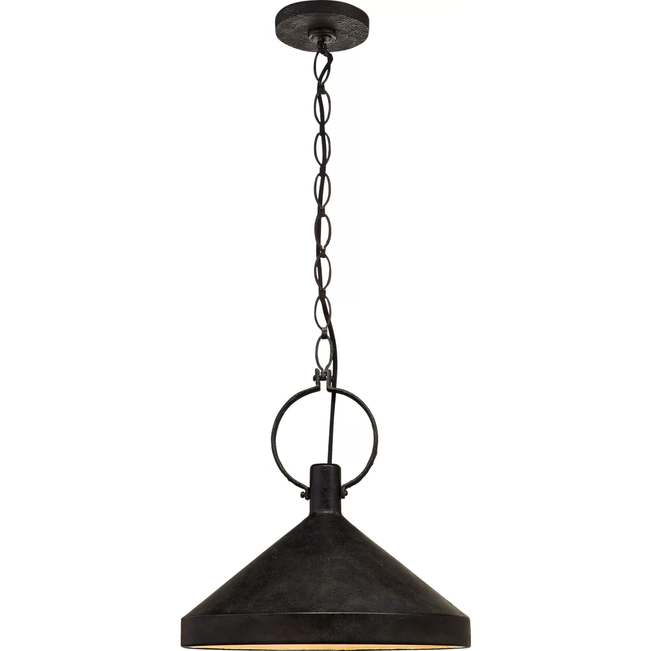 Suzanne Kasler Limoges 1 Light 16.5 inch Natural Rusted Iron Pendant Ceiling Light in Aged Iron, Large