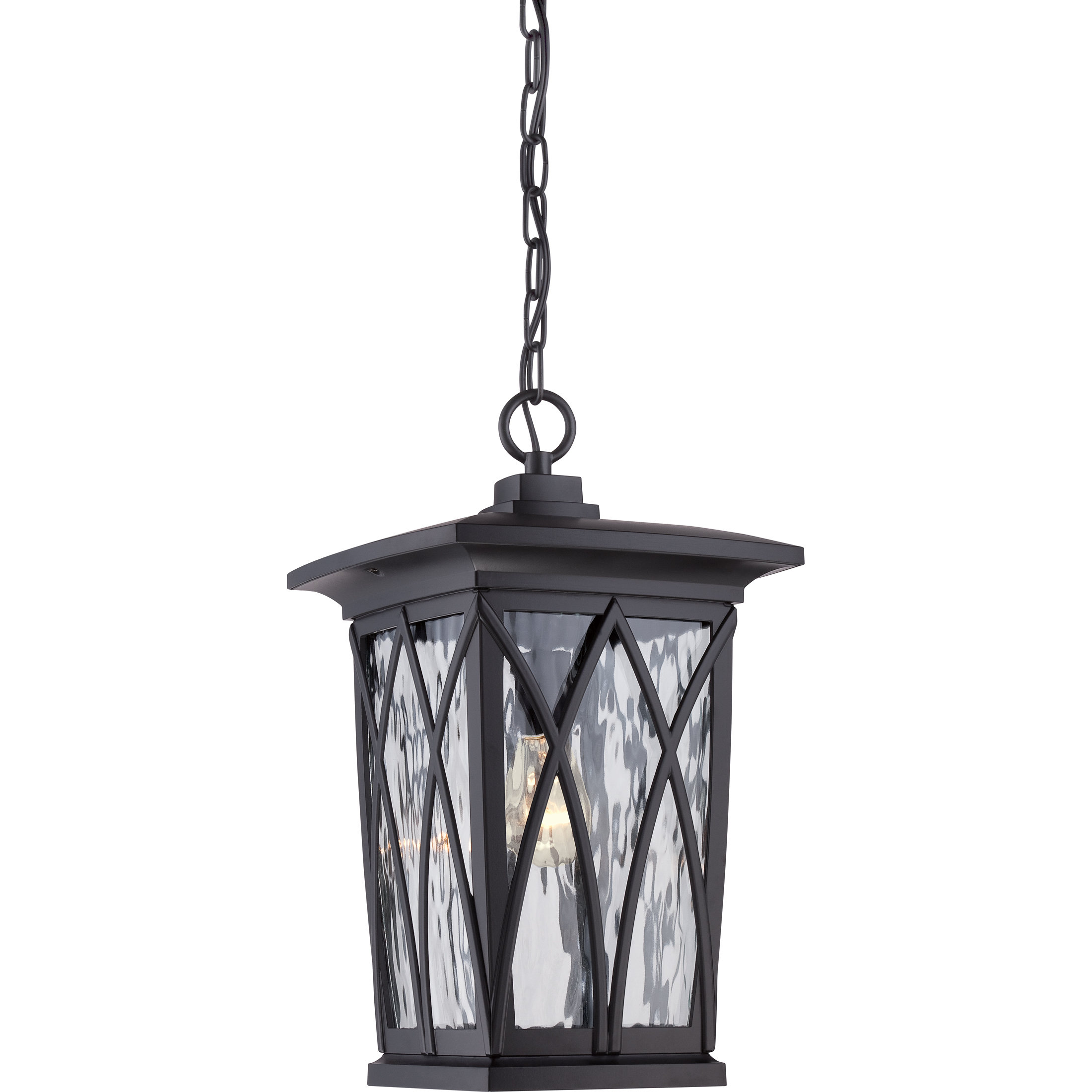 Grover 1 Light 10.5 inch Mystic Black Outdoor Hanging Lantern