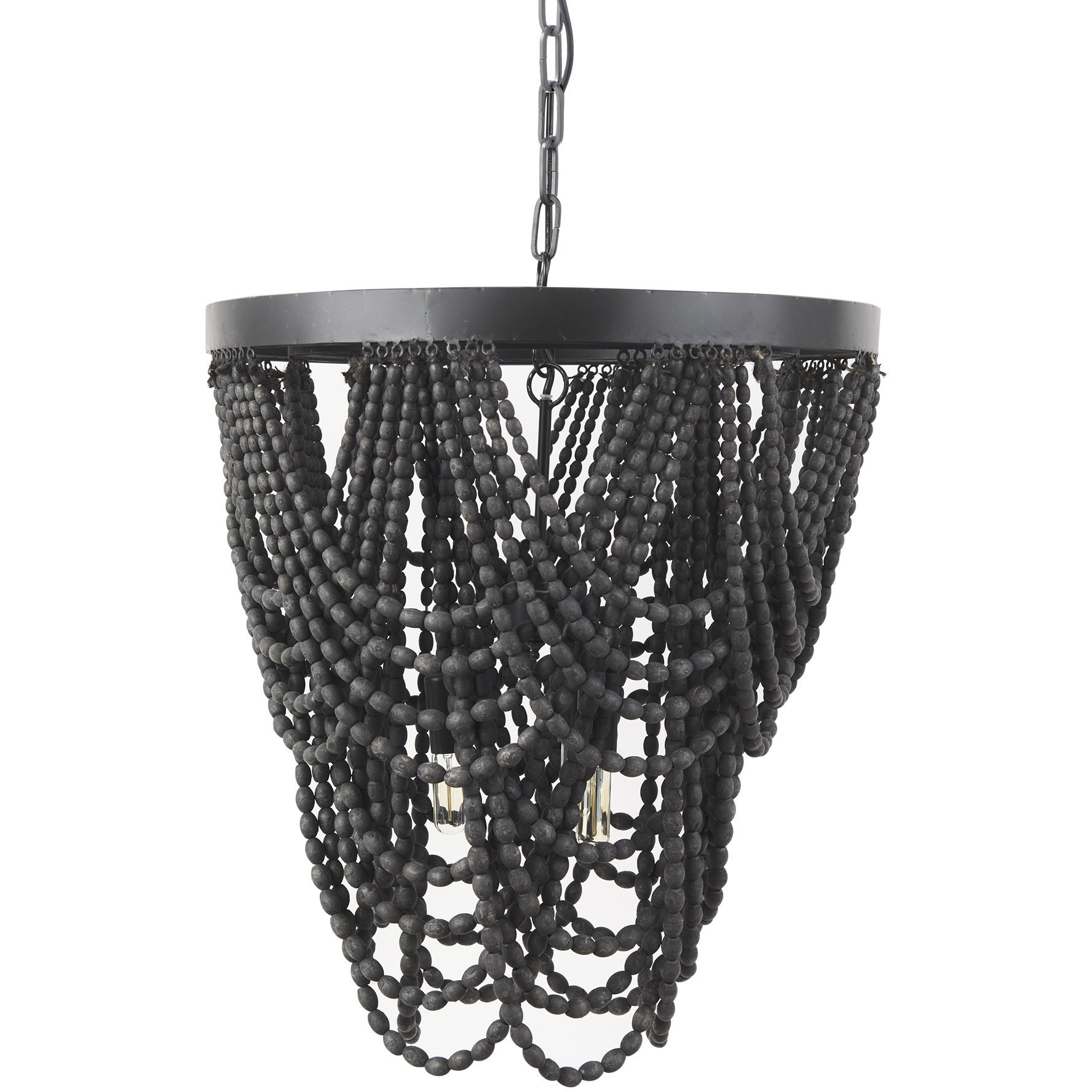 Pendra 19.69 inch White Chandelier Ceiling Light
