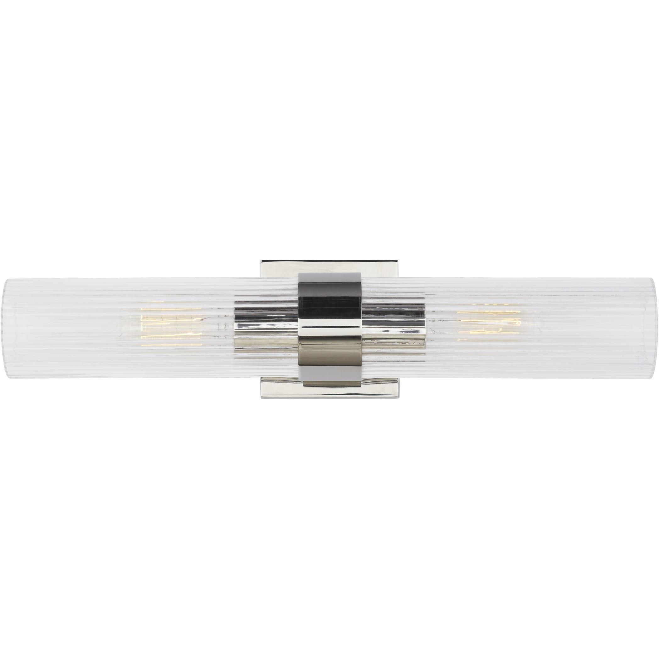 C&M by Chapman & Myers Geneva 2 Light 4.5 inch Polished Nickel Sconce Wall Light