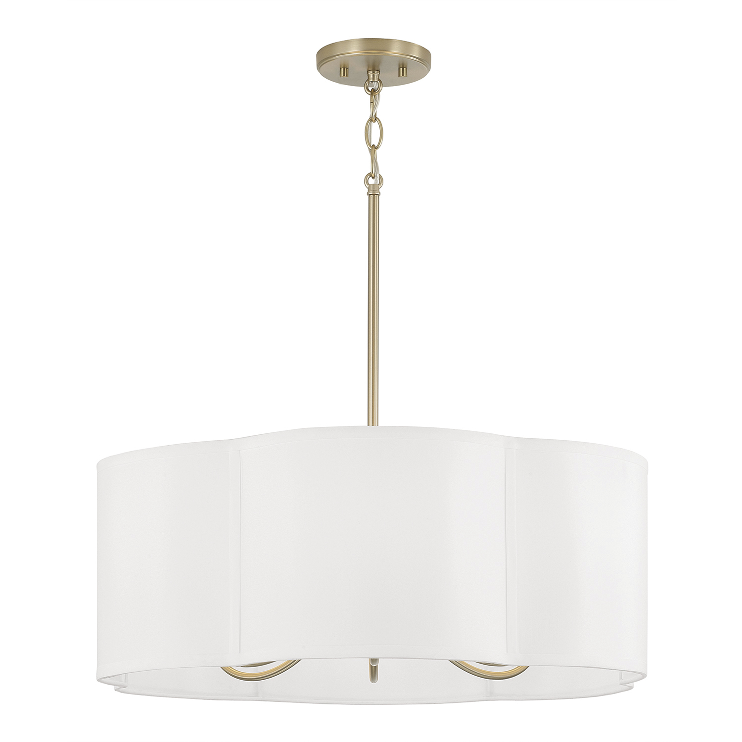 Sabine 6 Light 24 inch Matte Brass Pendant Ceiling Light