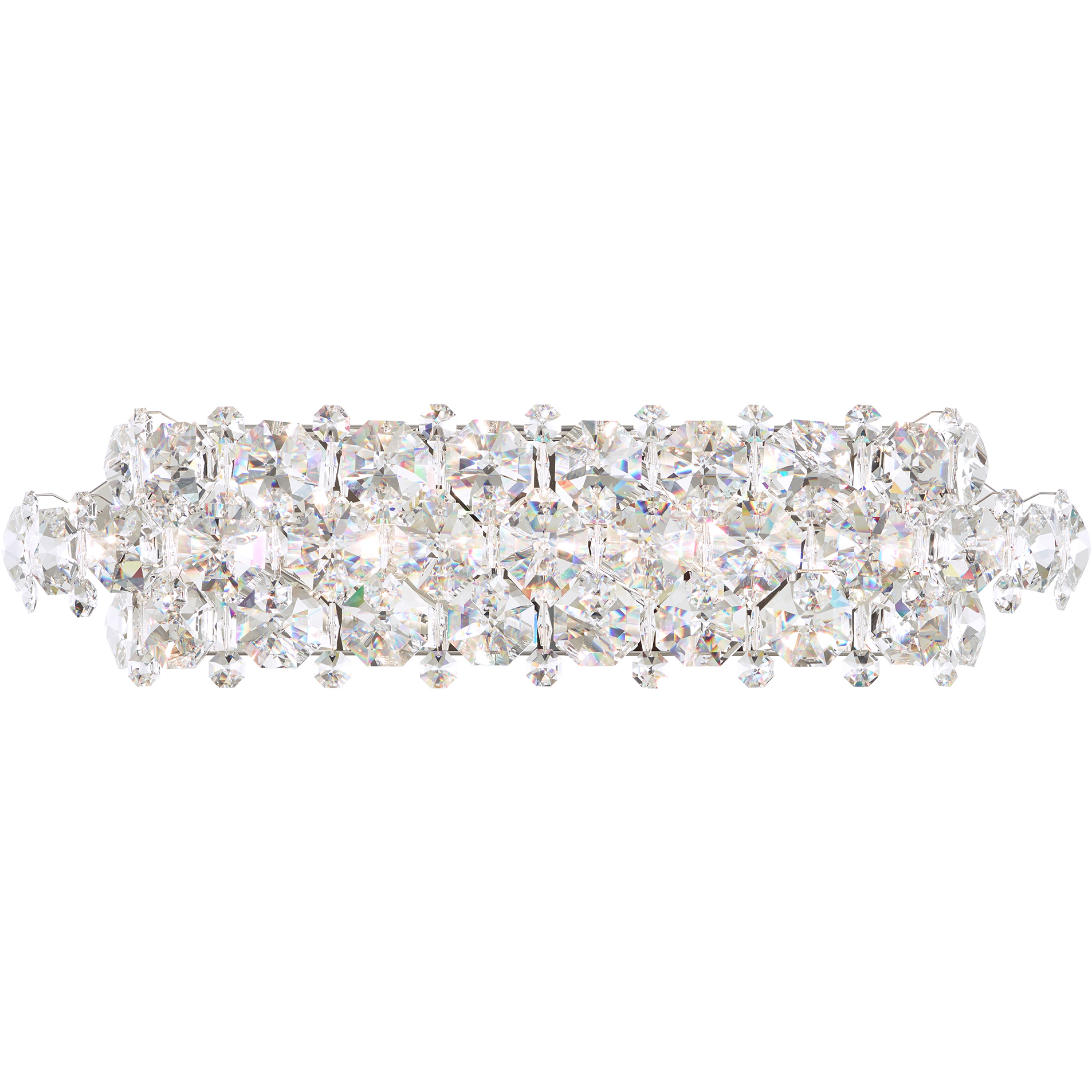 Baronet 5 Light 25 inch Polished Stainless Steel Bath Vanity & Wall Light in Optic