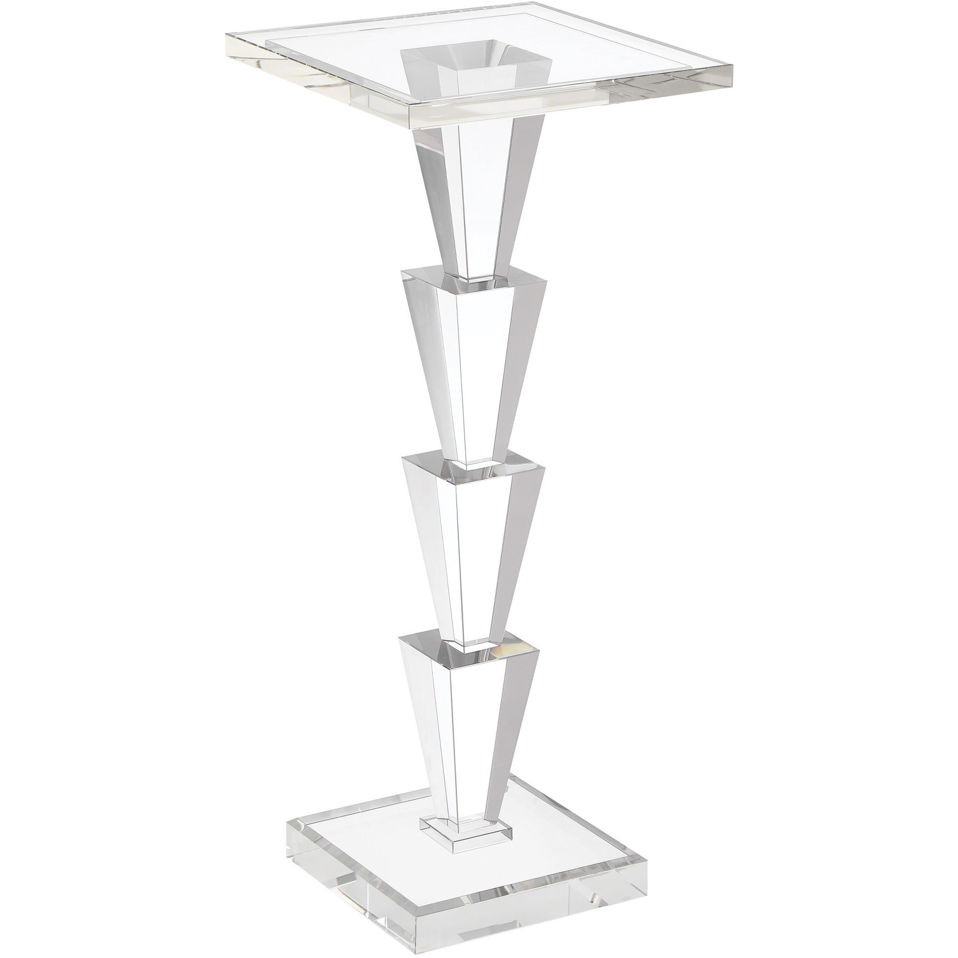 Tiana 24 X 10 inch Clear Drinks Table