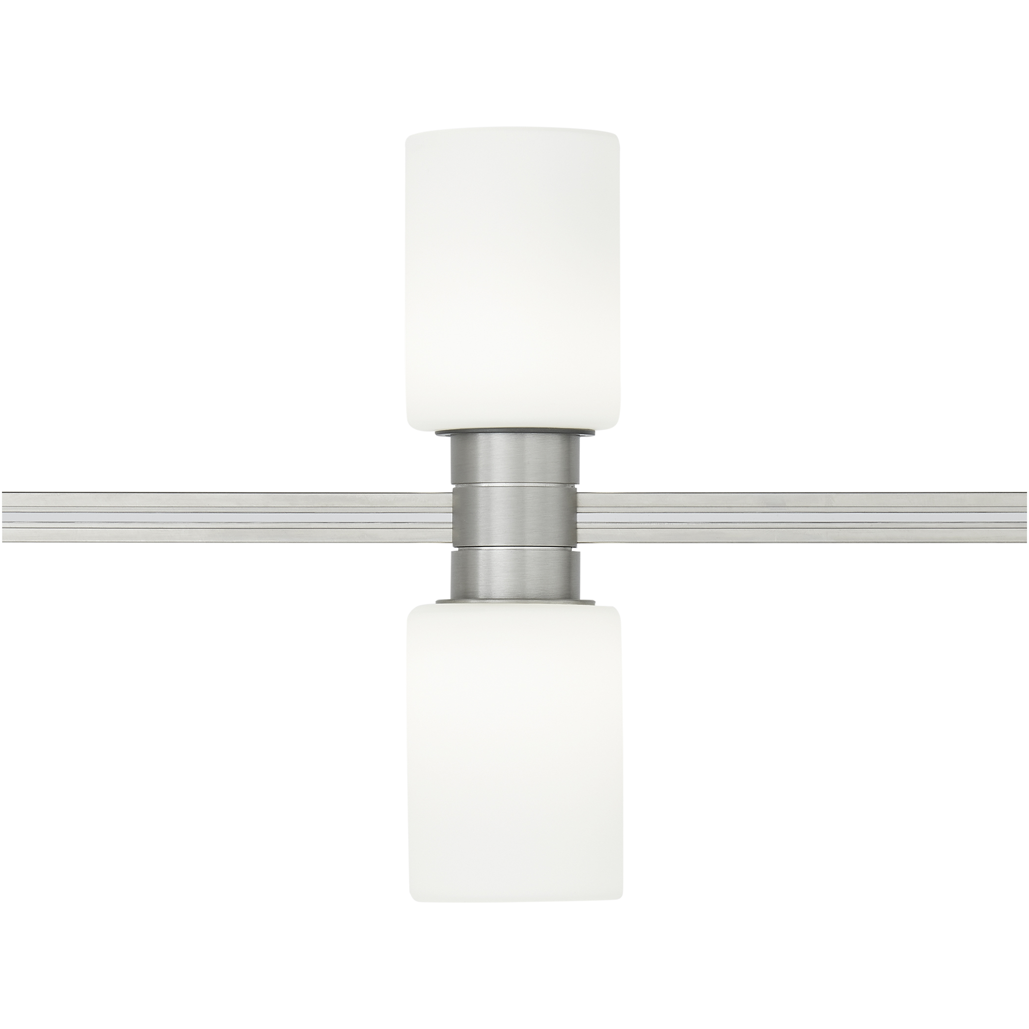 Sean Lavin Modern Satin Nickel Low-Voltage Track Head Ceiling Light, Integrated LED