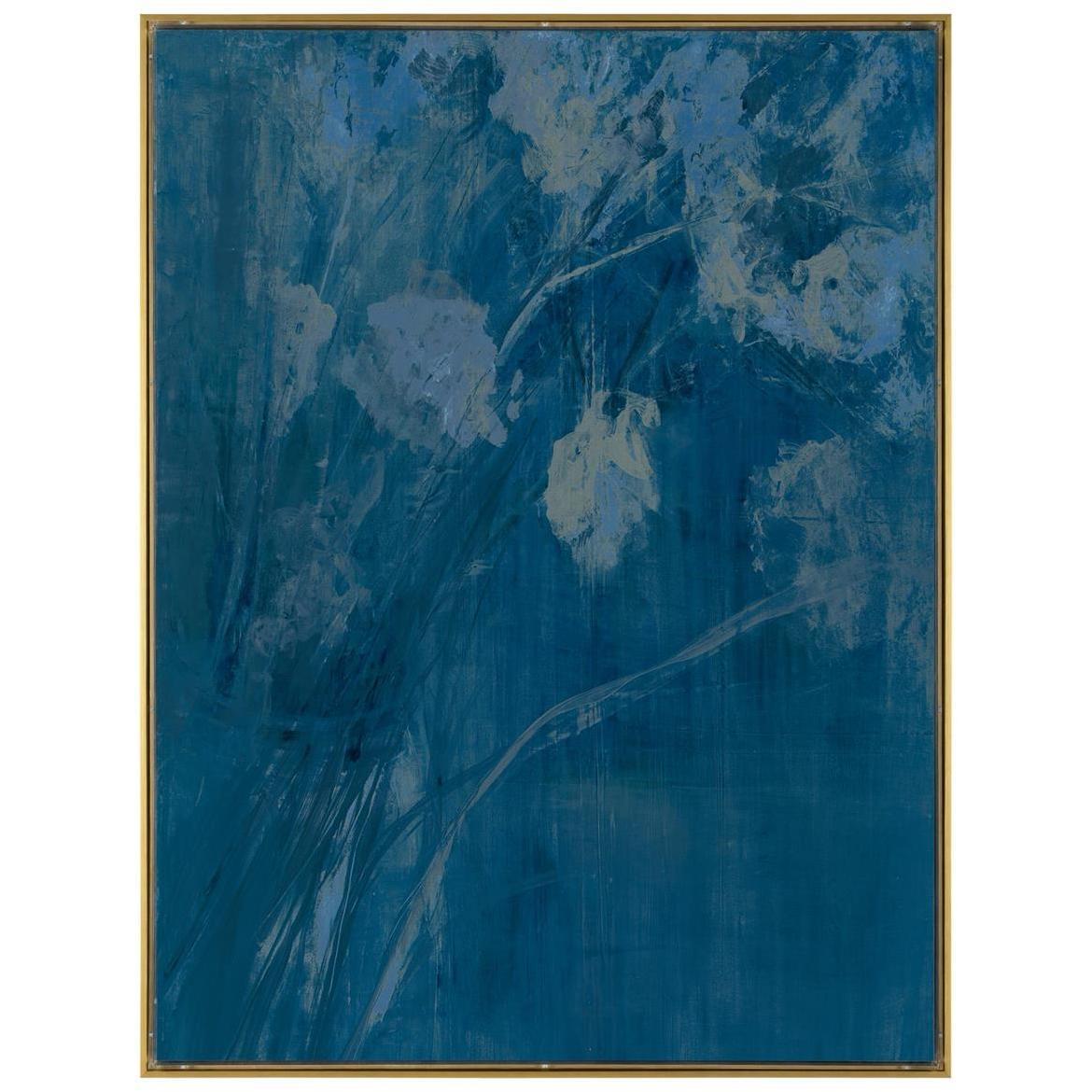 Carol Benson-Cobb's Fiori 50.12 X 38.12 inch Giclee in Fiori at Midnight