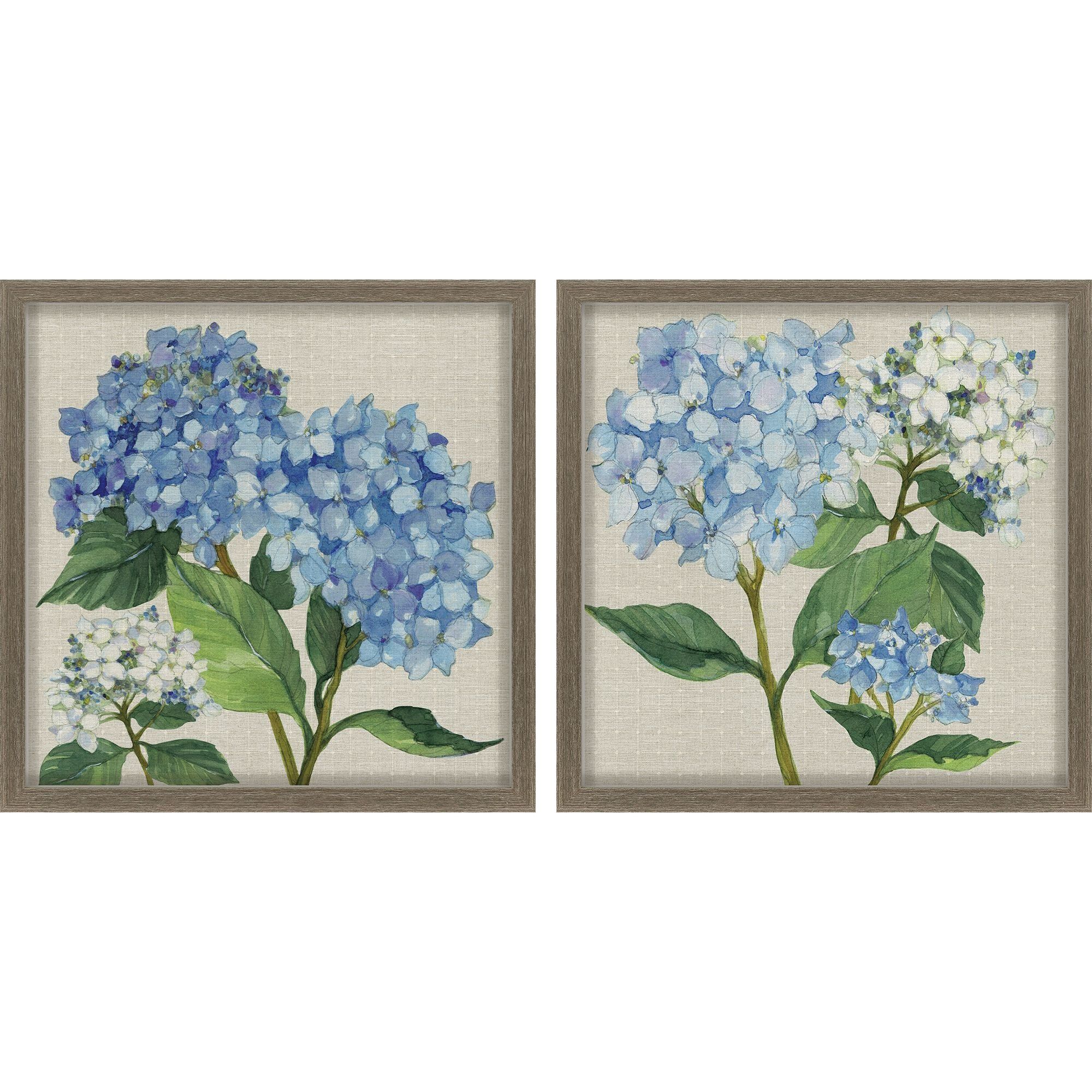 Paragon Blue and Beige and Green and Multi Framed Art