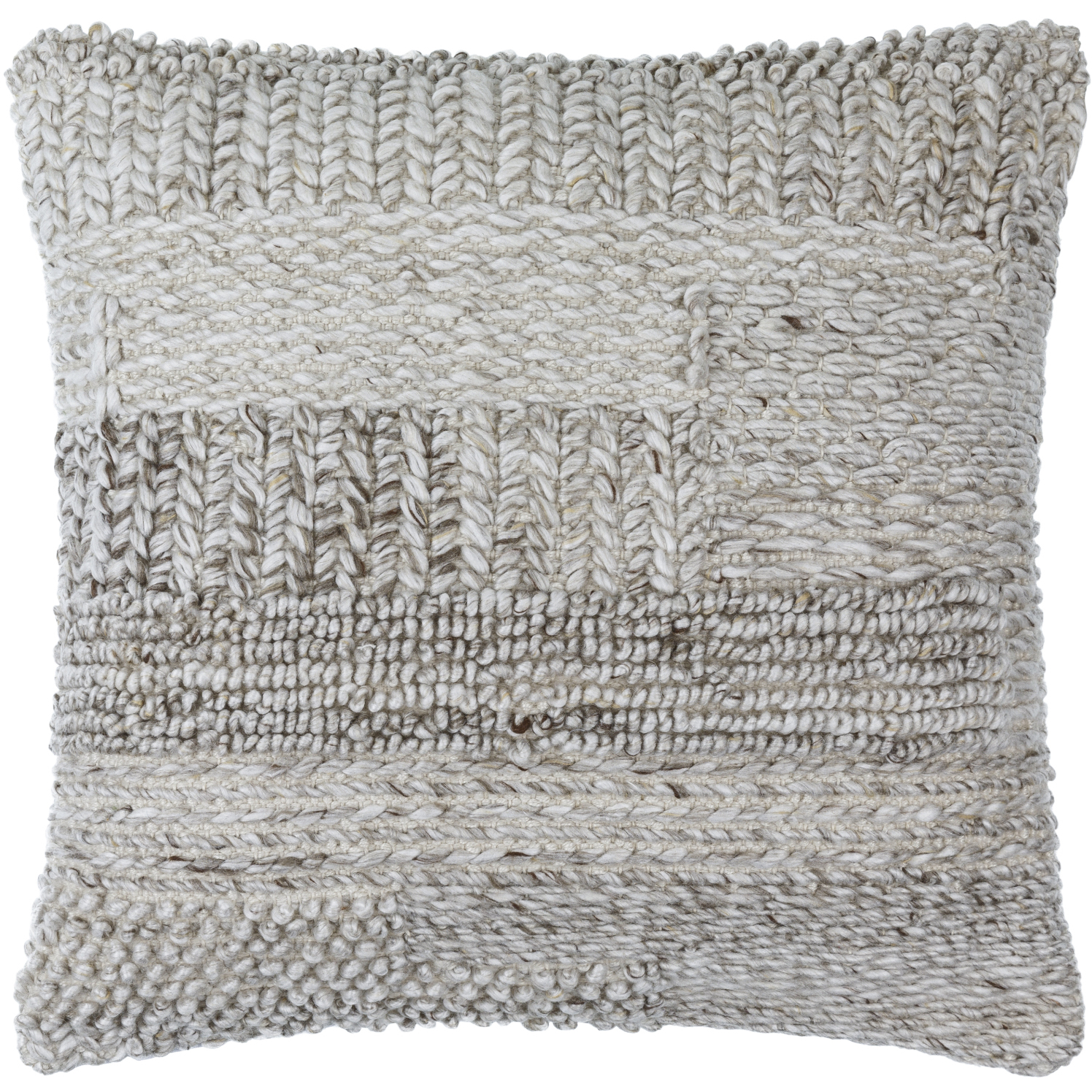 Guyana 22 X 22 inch Light Gray Accent Pillow