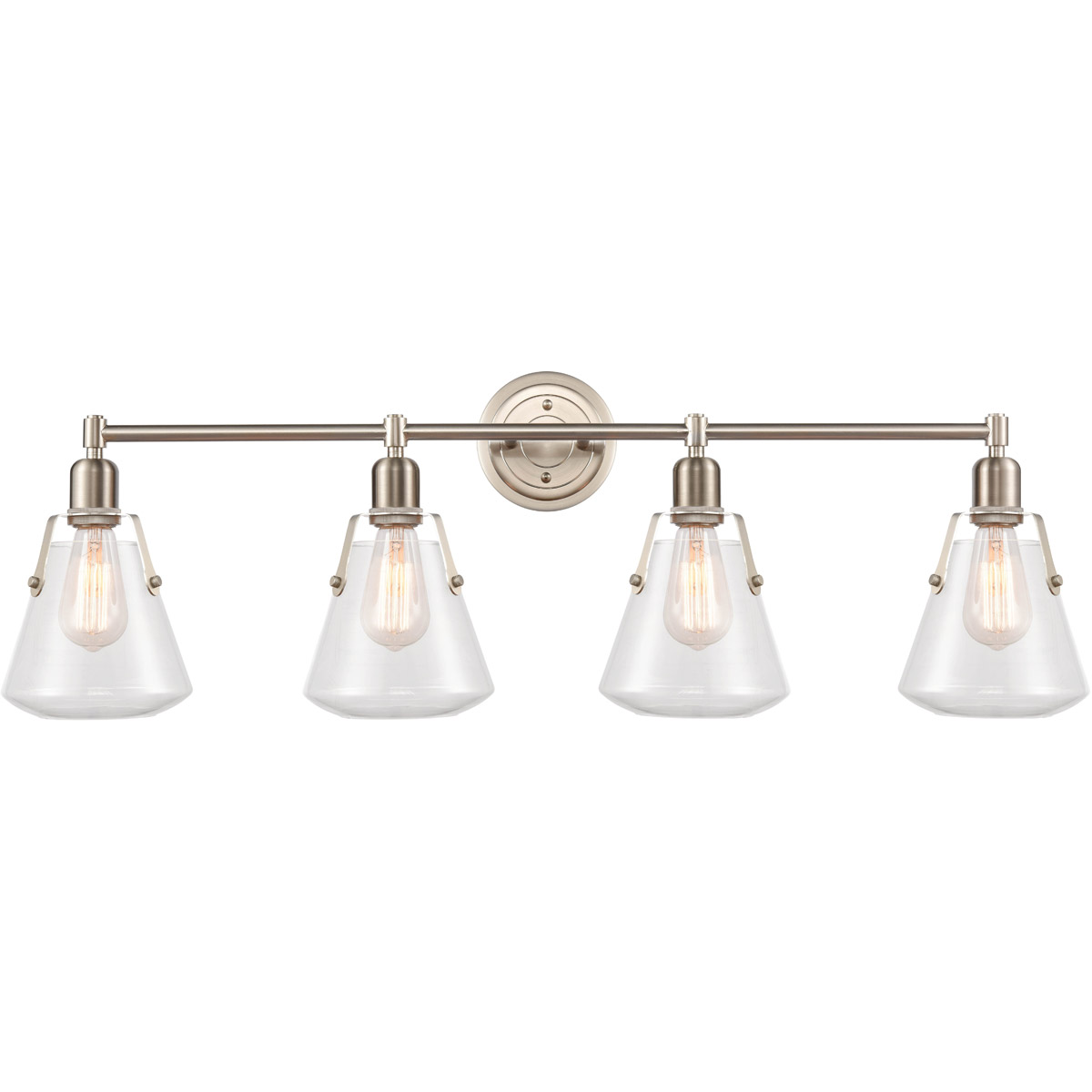Luna LED 40 inch Satin Nickel Bath Vanity Light Wall Light