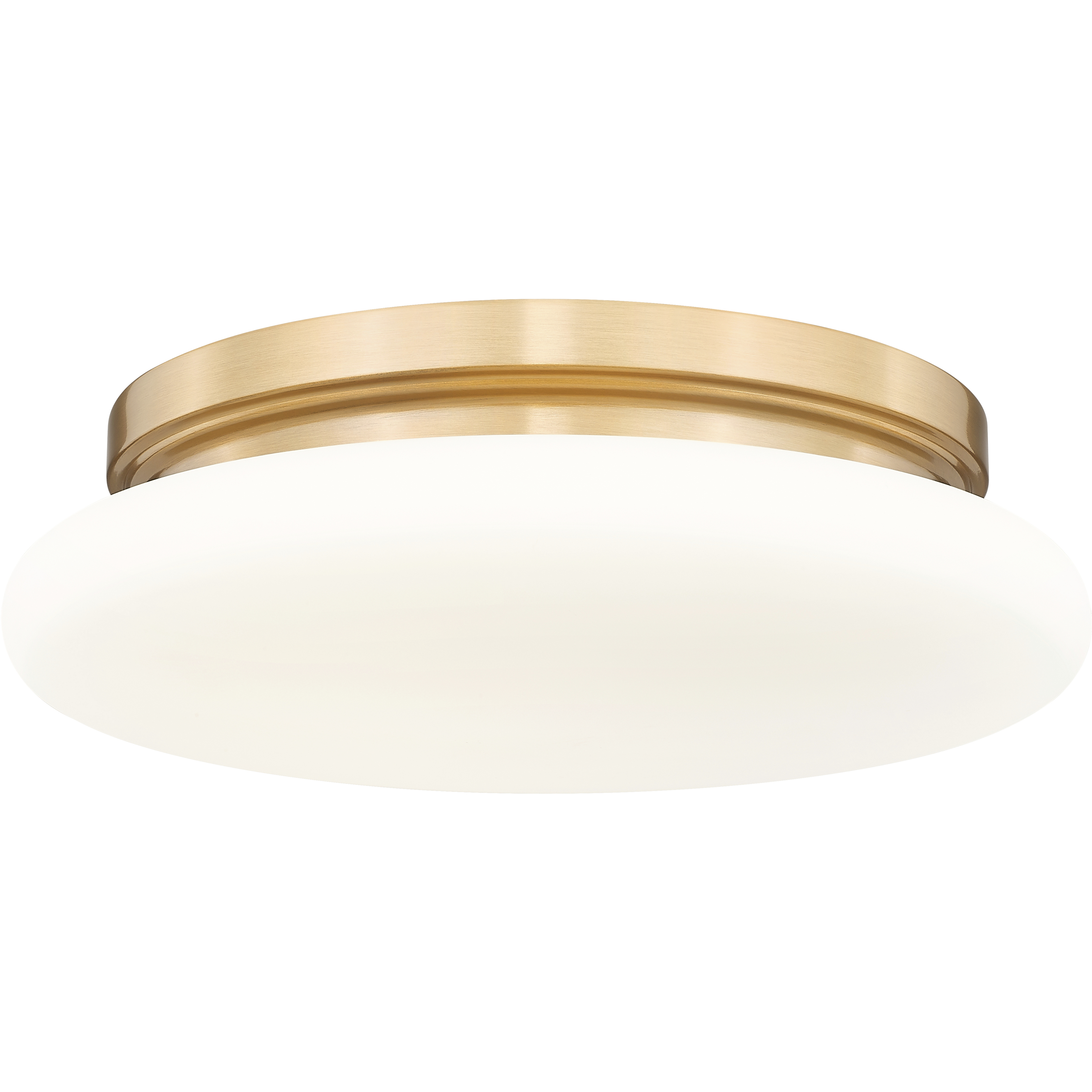 Soleil 1 Light 12 inch Modern Gold Flush Mount Ceiling Light