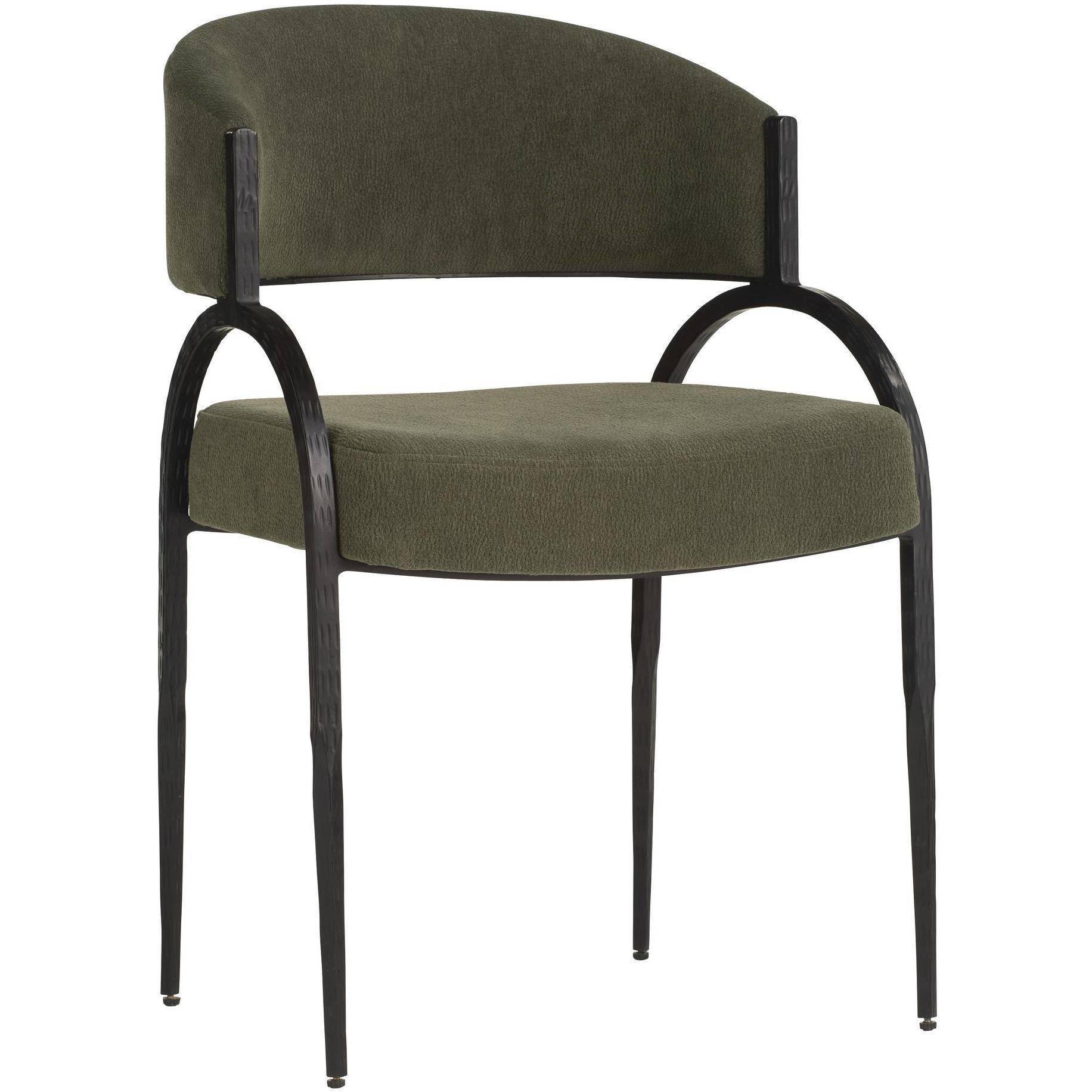 Bahati Pine and Natural Iron Chair