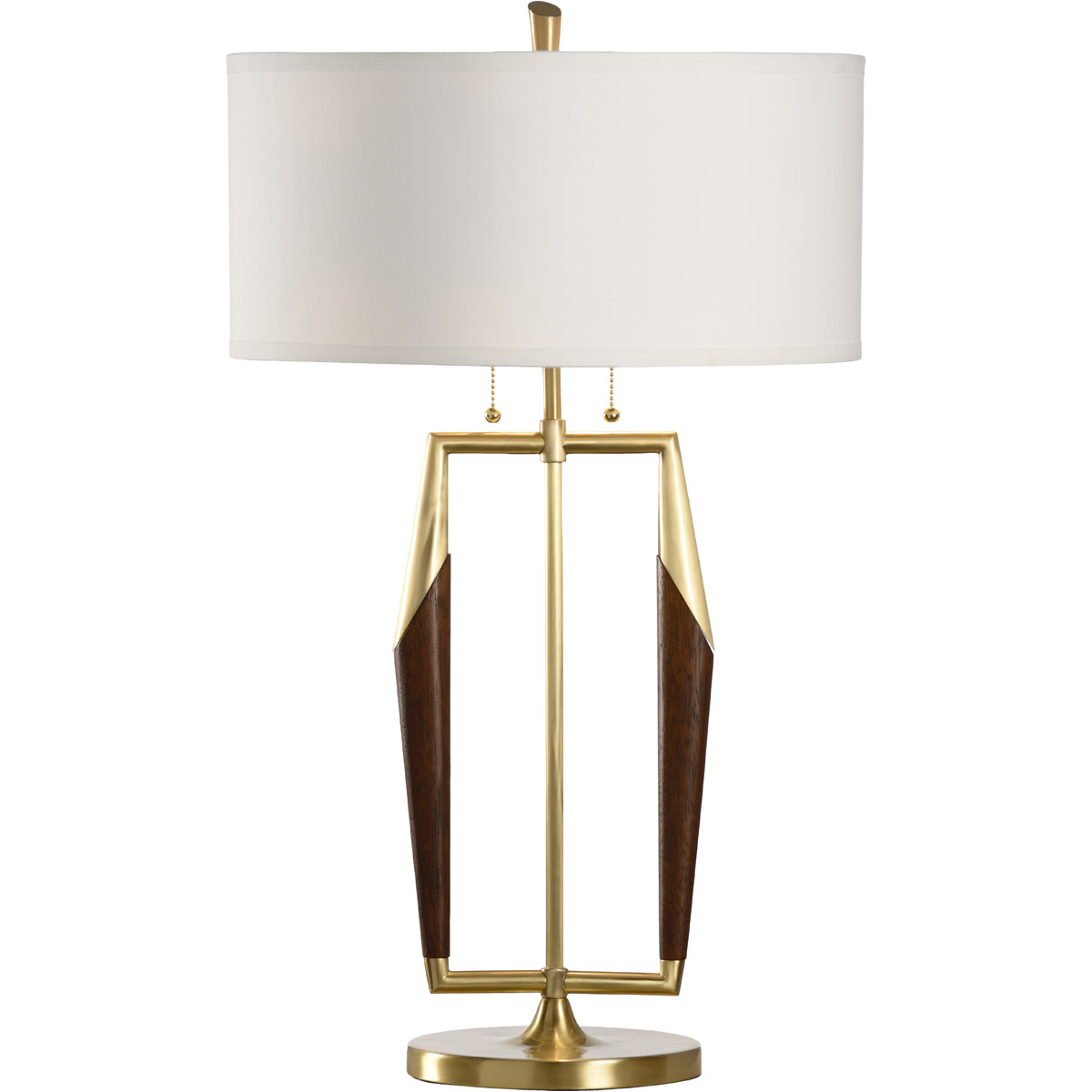 Larry Laslo 29 inch 60.00 watt Dark Cherry/Antique Table Lamp Portable Light