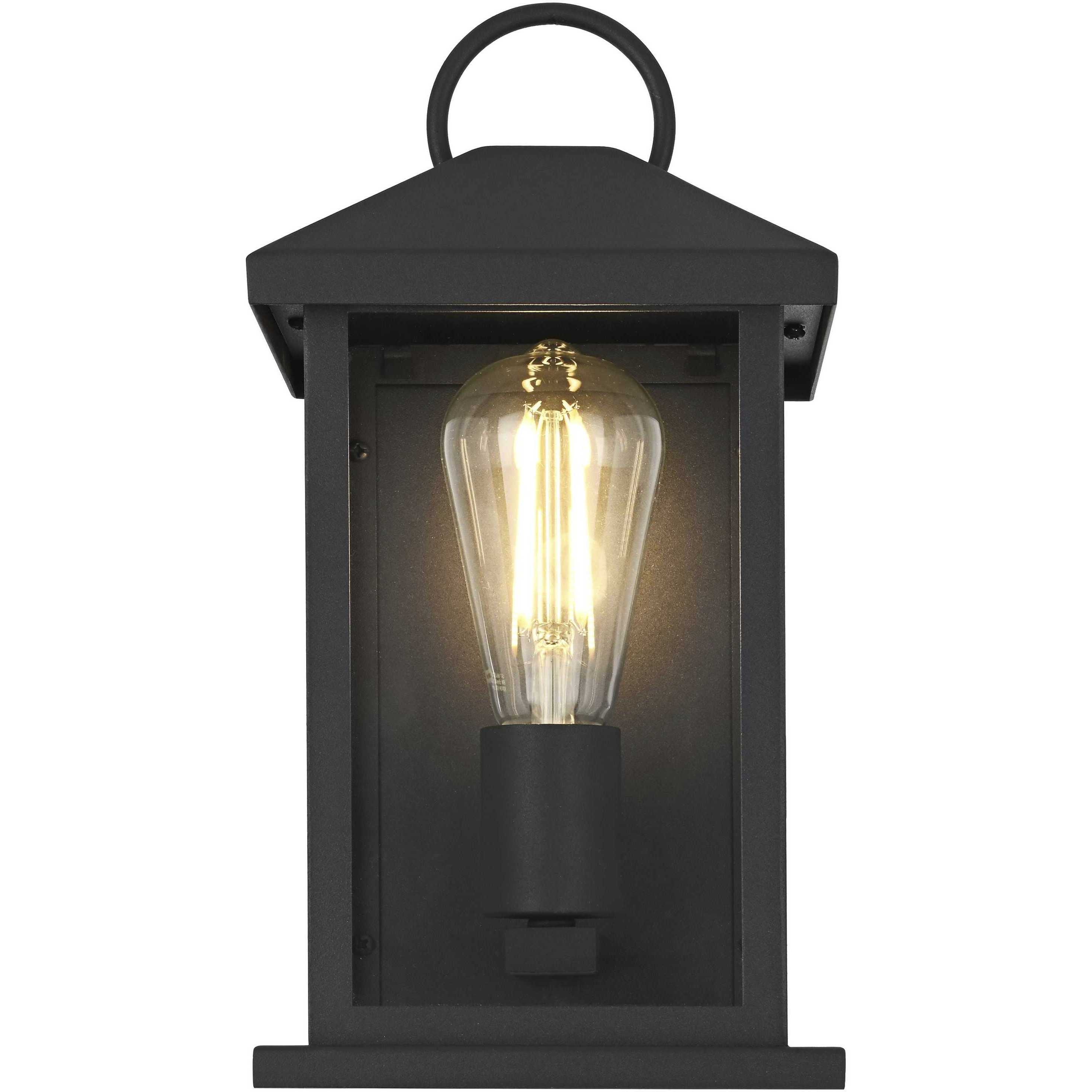 Neil 1 Light 12 inch Black Outdoor Wall Sconce