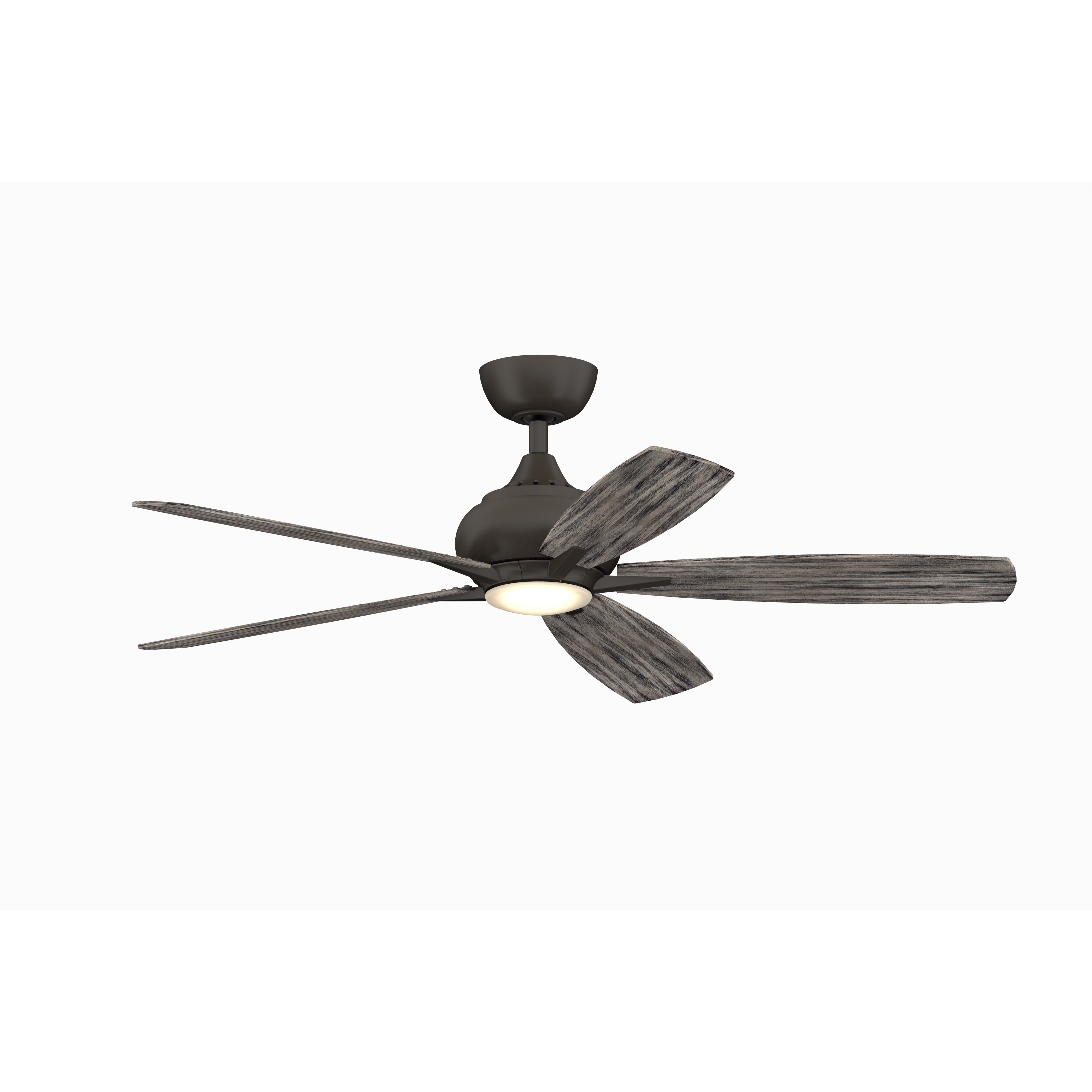 Doren 52 inch Matte Greige with Weathered Wood Blades Ceiling Fan