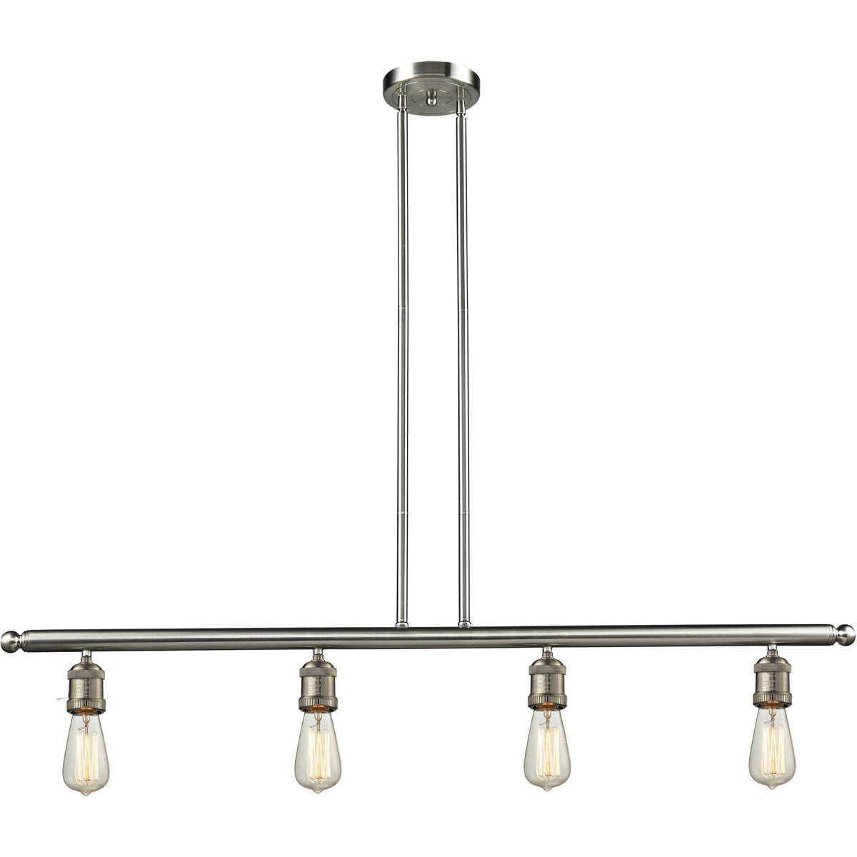Franklin Restoration Bare Bulb LED 48 inch Polished Chrome Island Light Ceiling Light