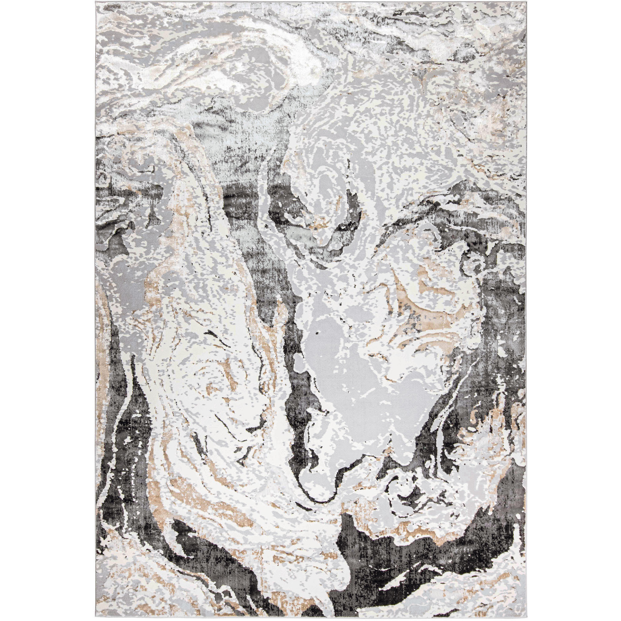 Fatima 36 X 24 inch Mineral Tones Rug in 2 x 3