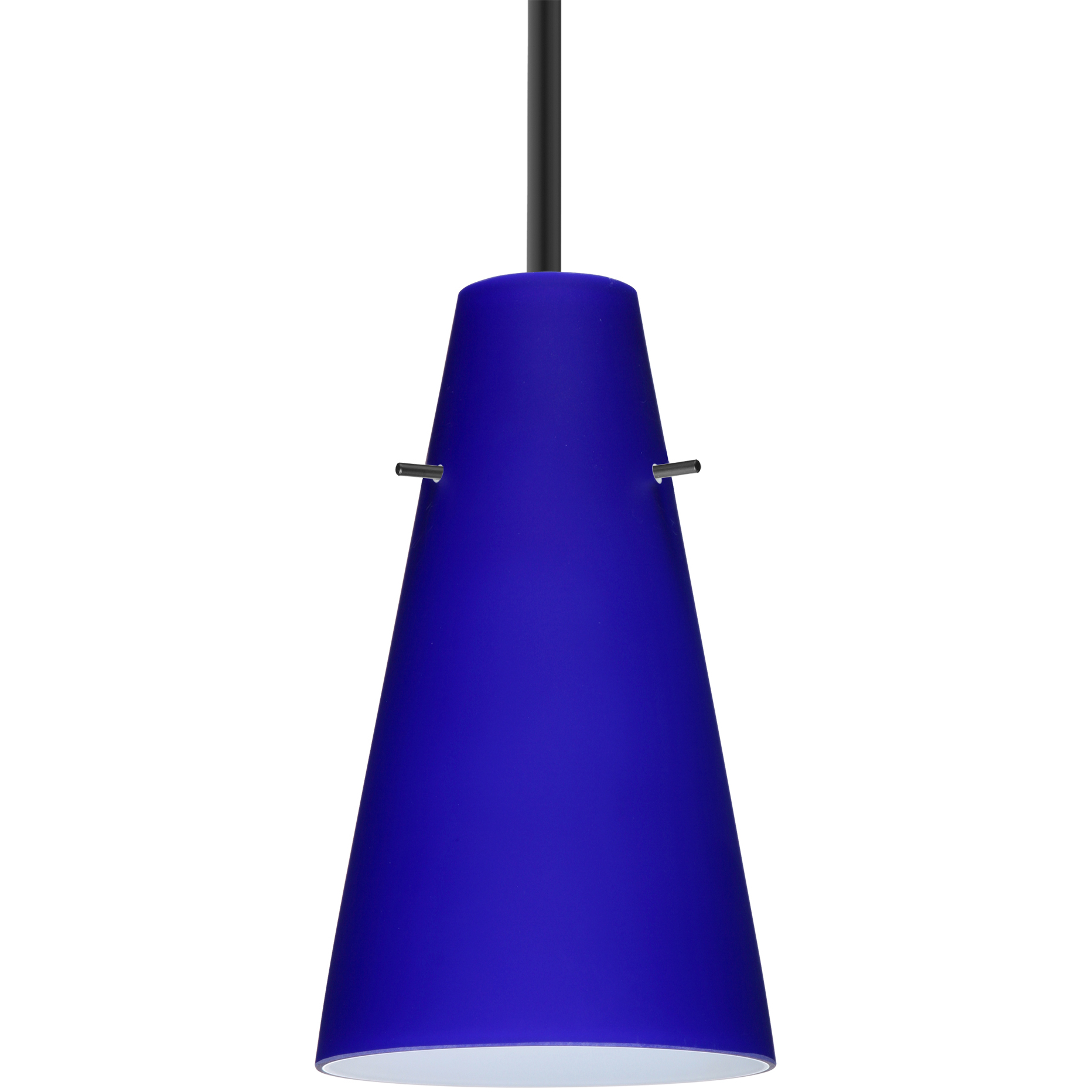 Cierro 1 Light Black Stem Pendant Ceiling Light