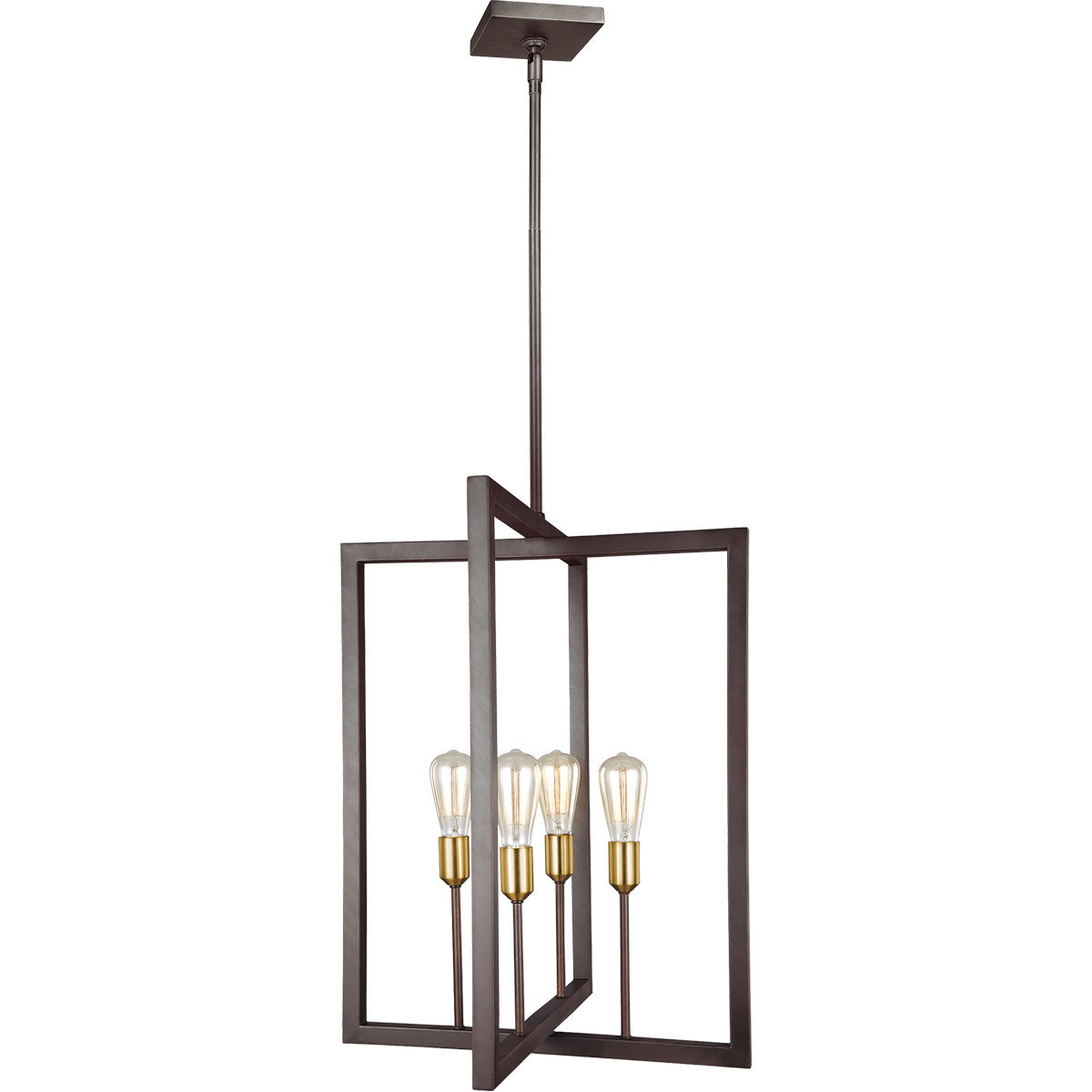 Sean Lavin Finnegan 4 Light 21 inch New World Bronze Chandelier Ceiling Light