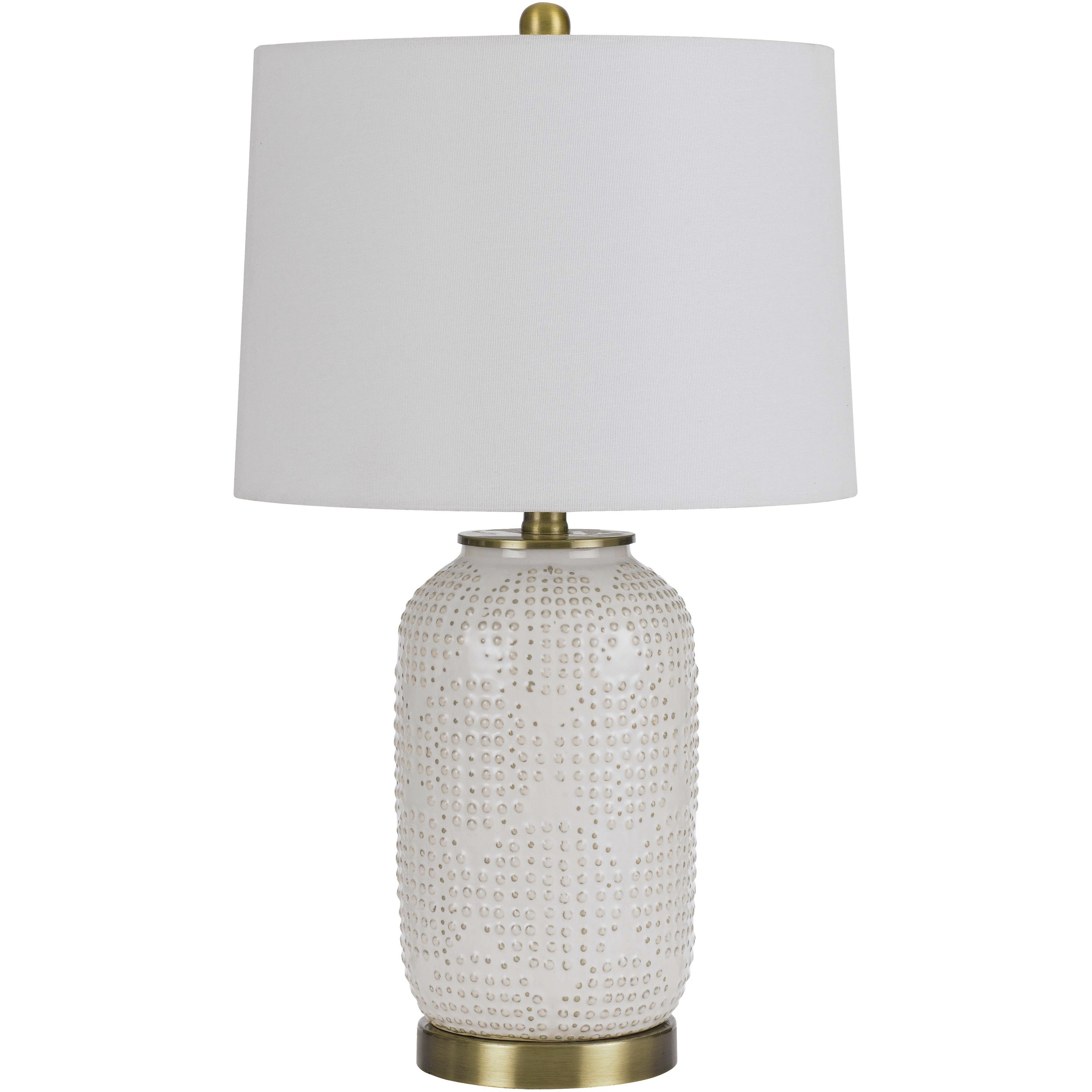 Sedalia 24 inch 150.00 watt Ivory Table Lamp Portable Light