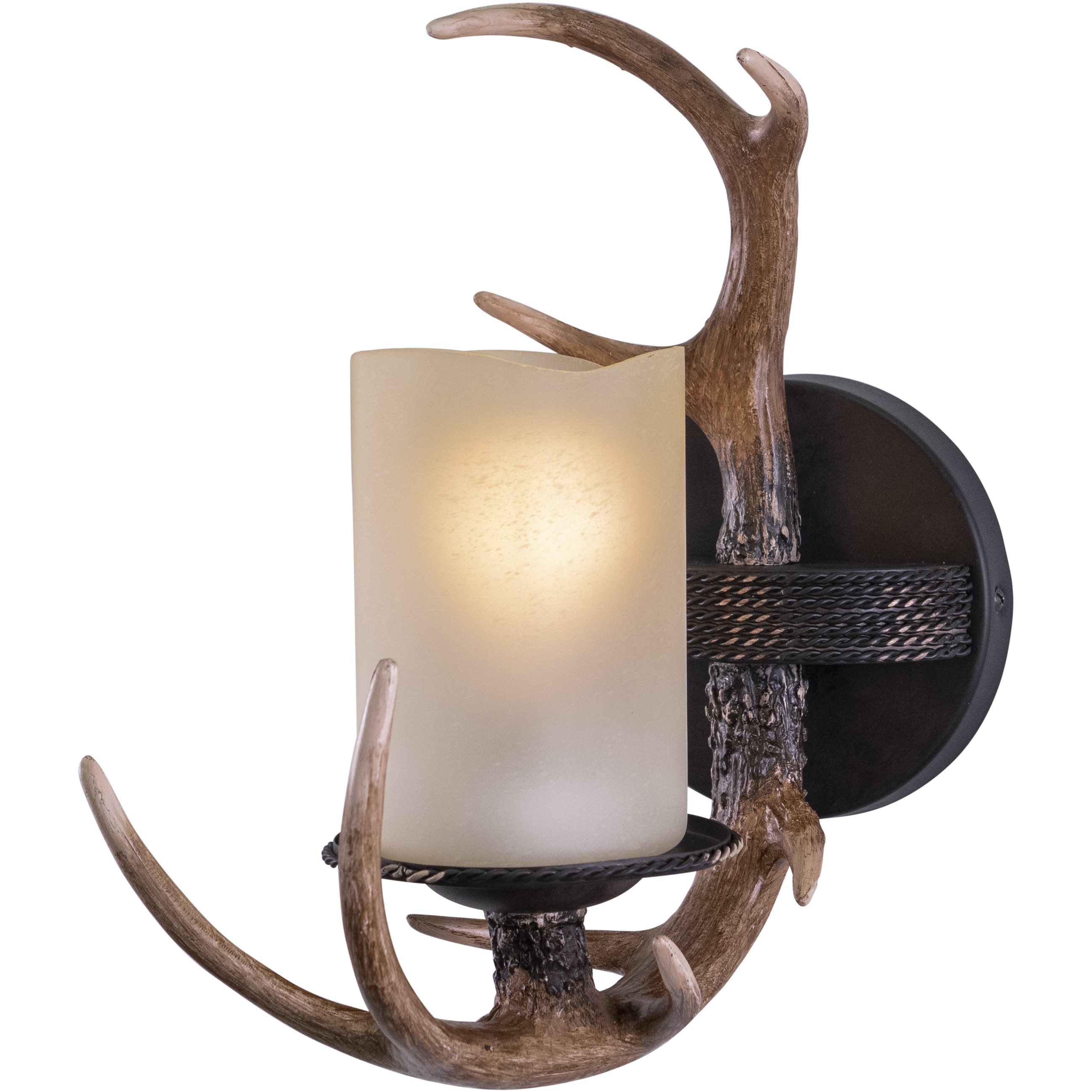 Yoho LED 5.5 inch Black Walnut Wall Light