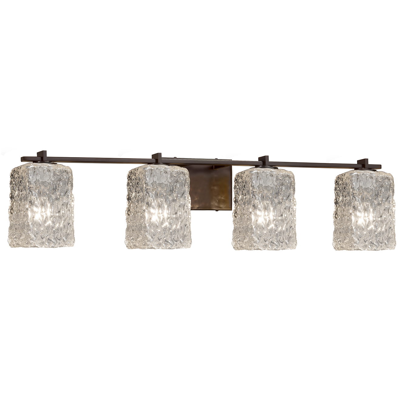 Veneto Luce 4 Light 34.75 inch Polished Chrome Vanity Light