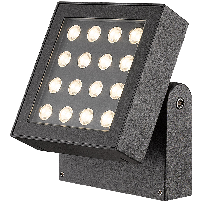 Bravo LED 6 inch Graphite Grey Outdoor Wall Mount
