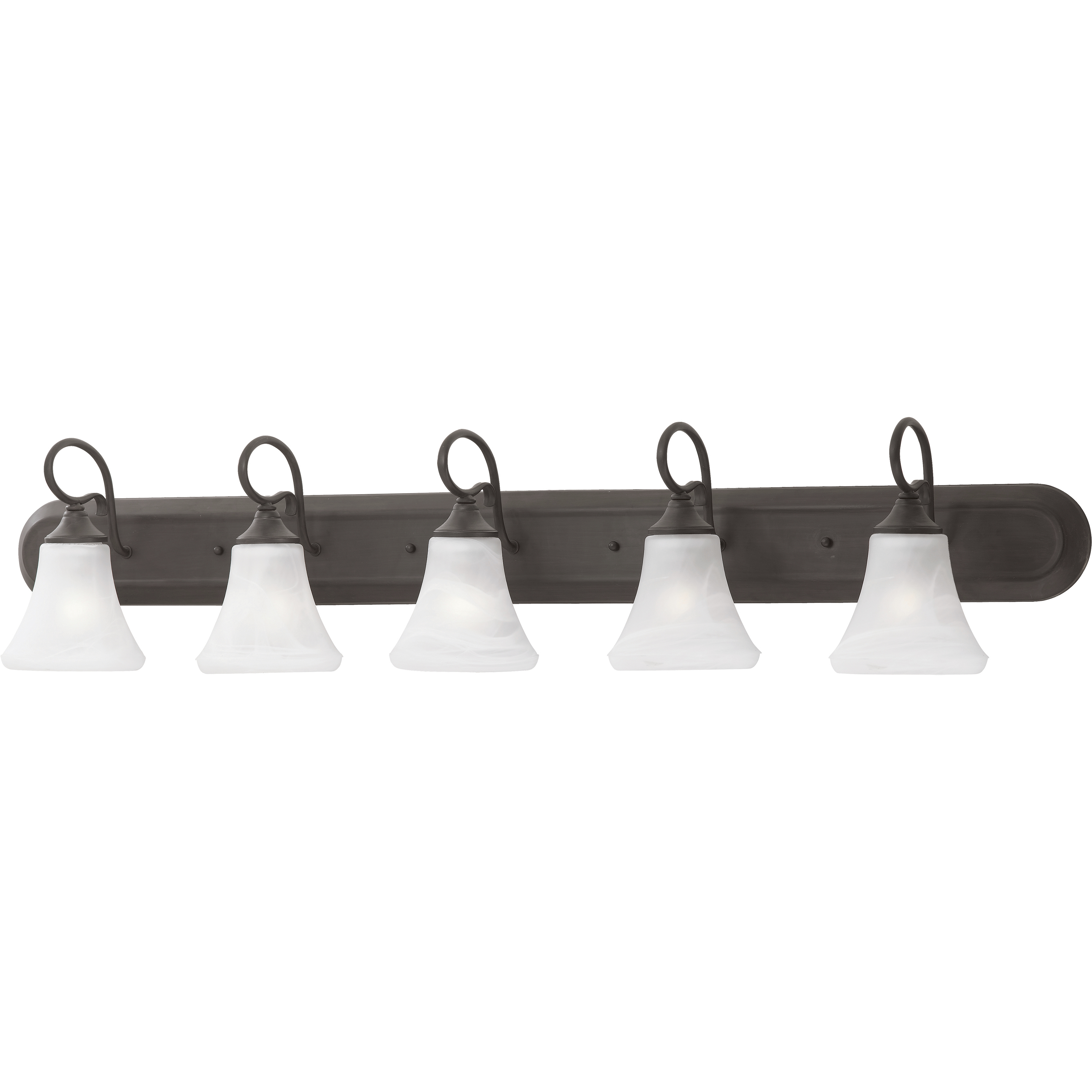 Elipse 5 Light 48 inch Painted Bronze Vanity Light Wall Light