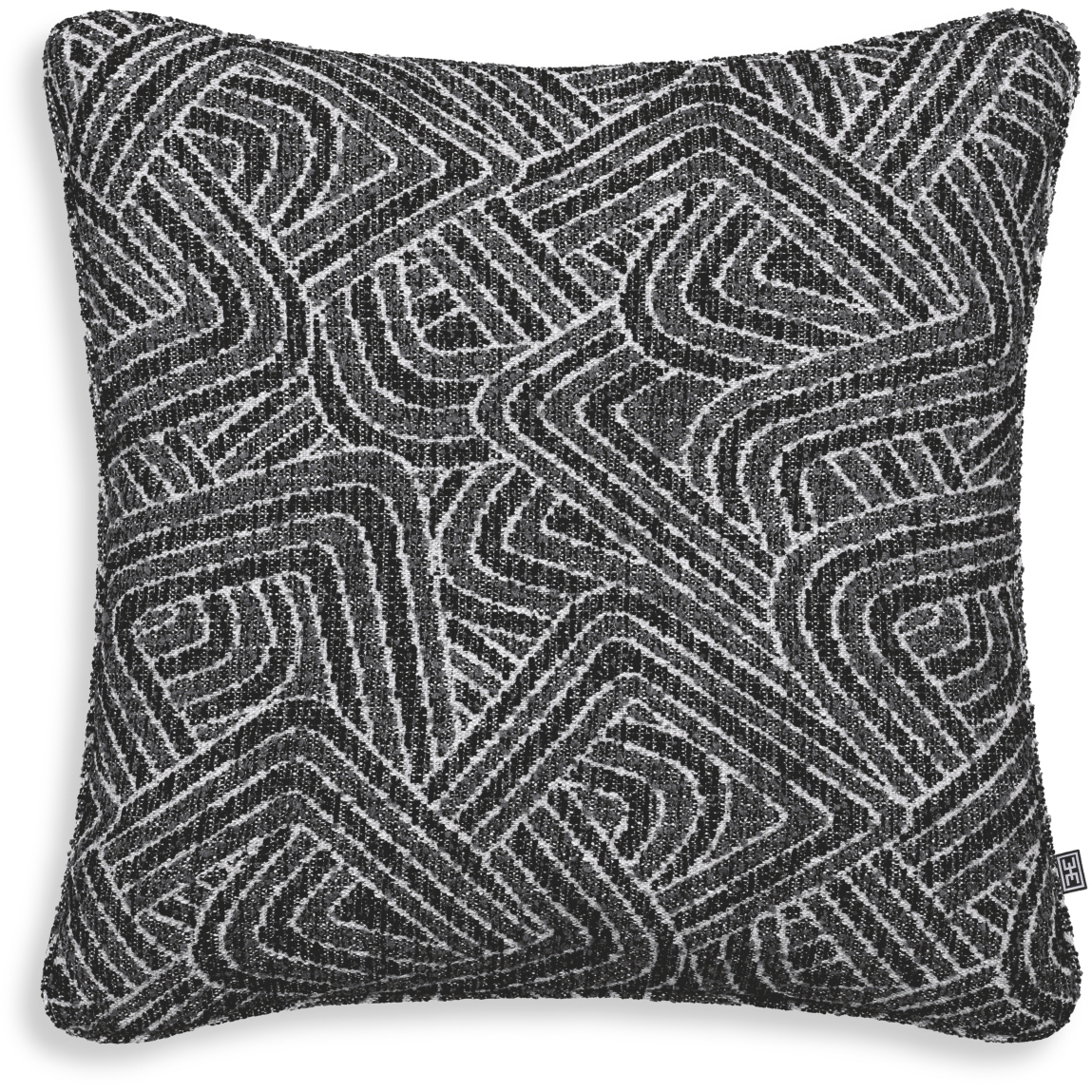 Camari 23.62 X 23.62 inch Camari Black Pillow