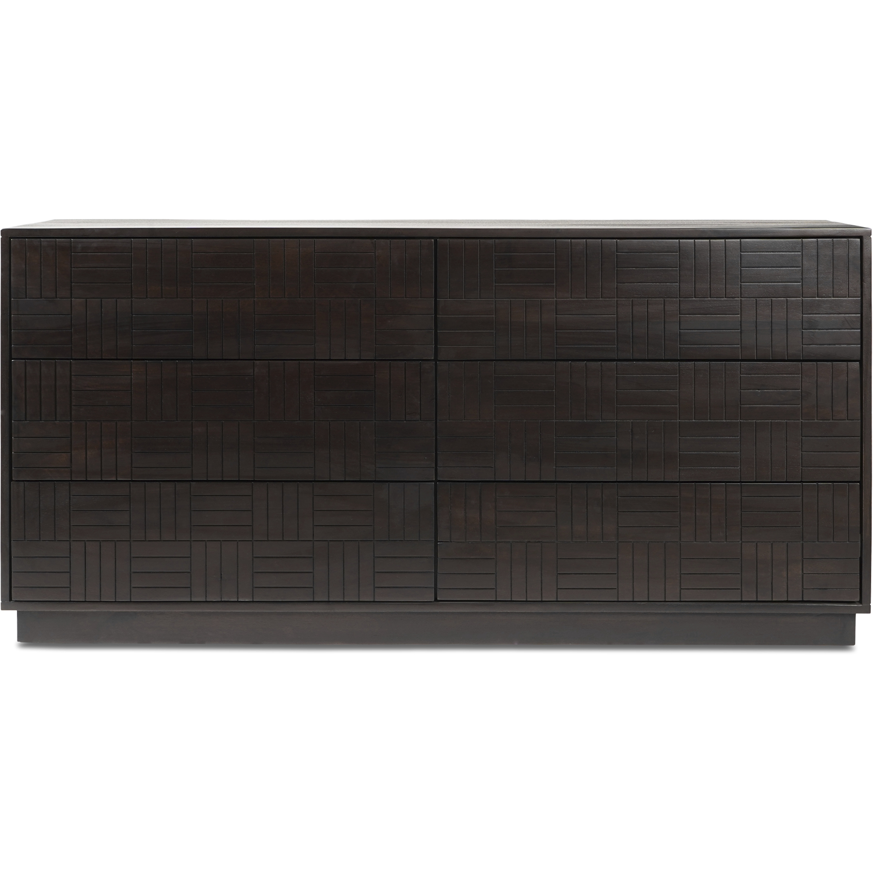 Denman Brown Dresser, 6 Drawer