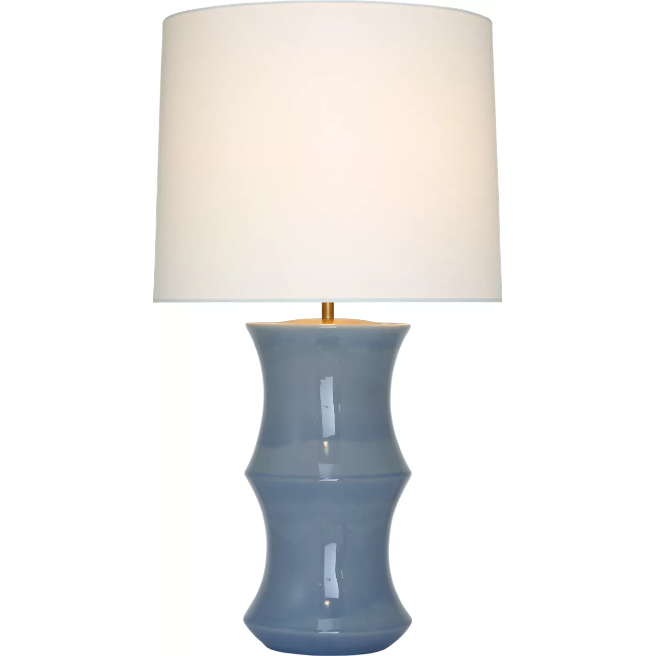 AERIN Marella 33 inch 15 watt Polar Blue Crackle Table Lamp Portable Light, Medium