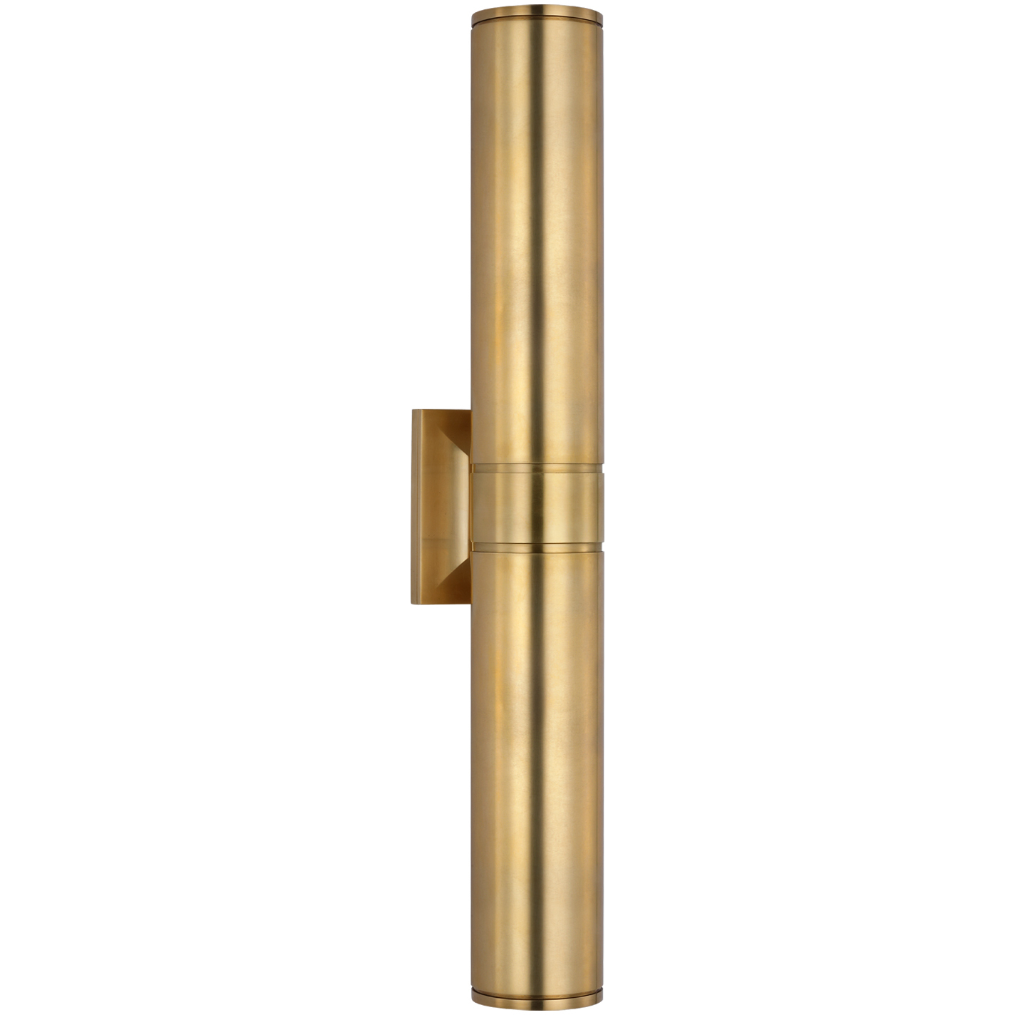 Chapman & Myers Provo LED 4.5 inch Antique-Burnished Brass Canister Wall Light