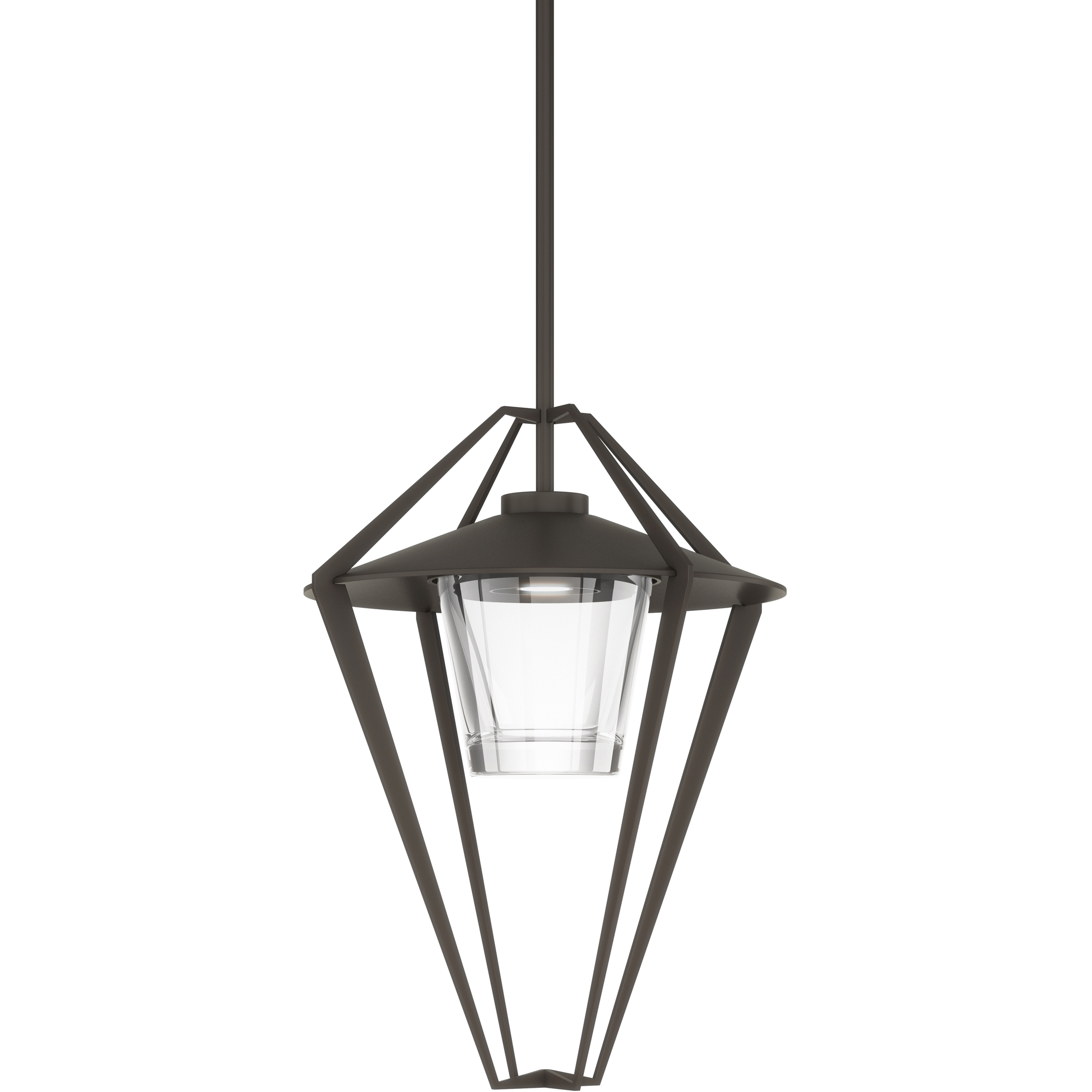 Stellar 1 Light 18.2 inch Coastal Dark Smoke Outdoor Pendant/Semi-Flush, Large
