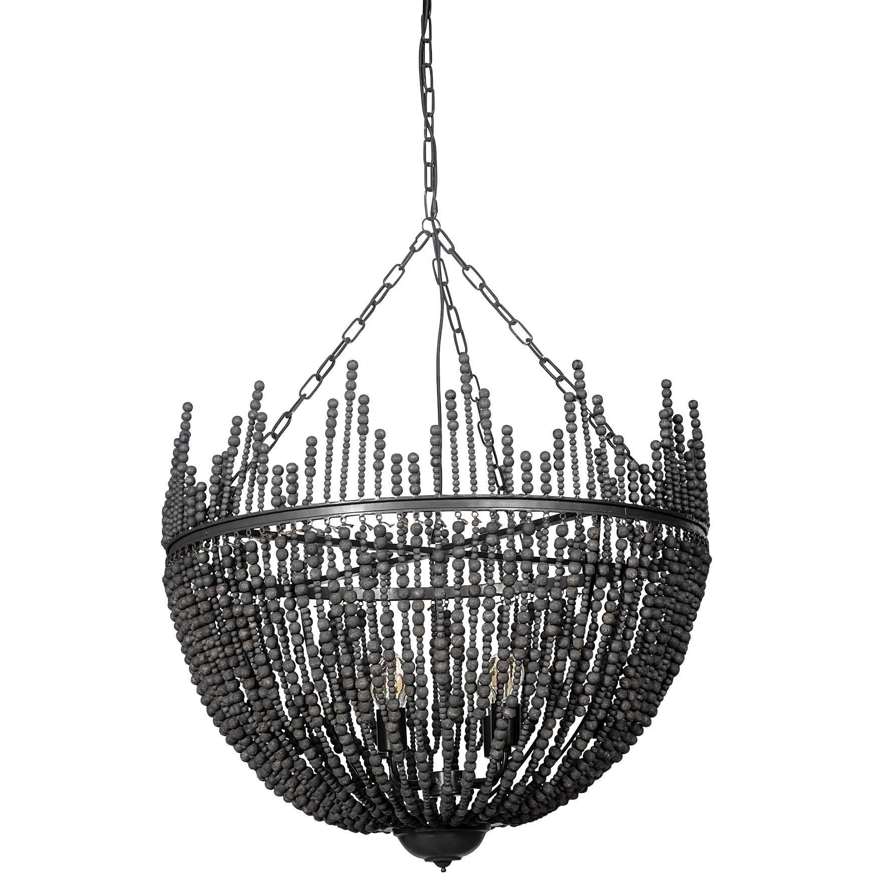 Liam 32.28 inch Black Chandelier Ceiling Light