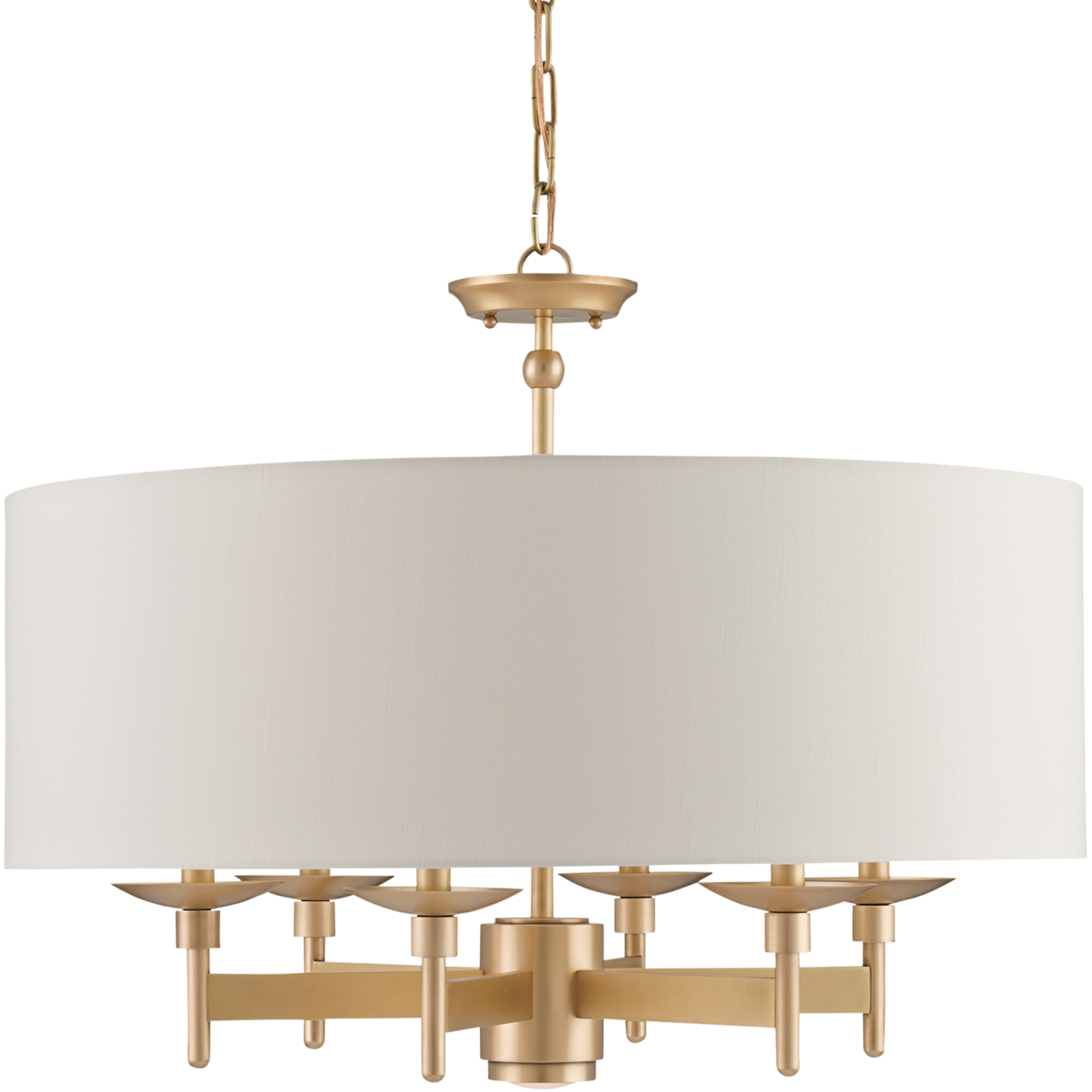 Bering 7 Light 28 inch Antique Brass Chandelier Ceiling Light, Semi-Flush  Convertible, image size:2148x2148