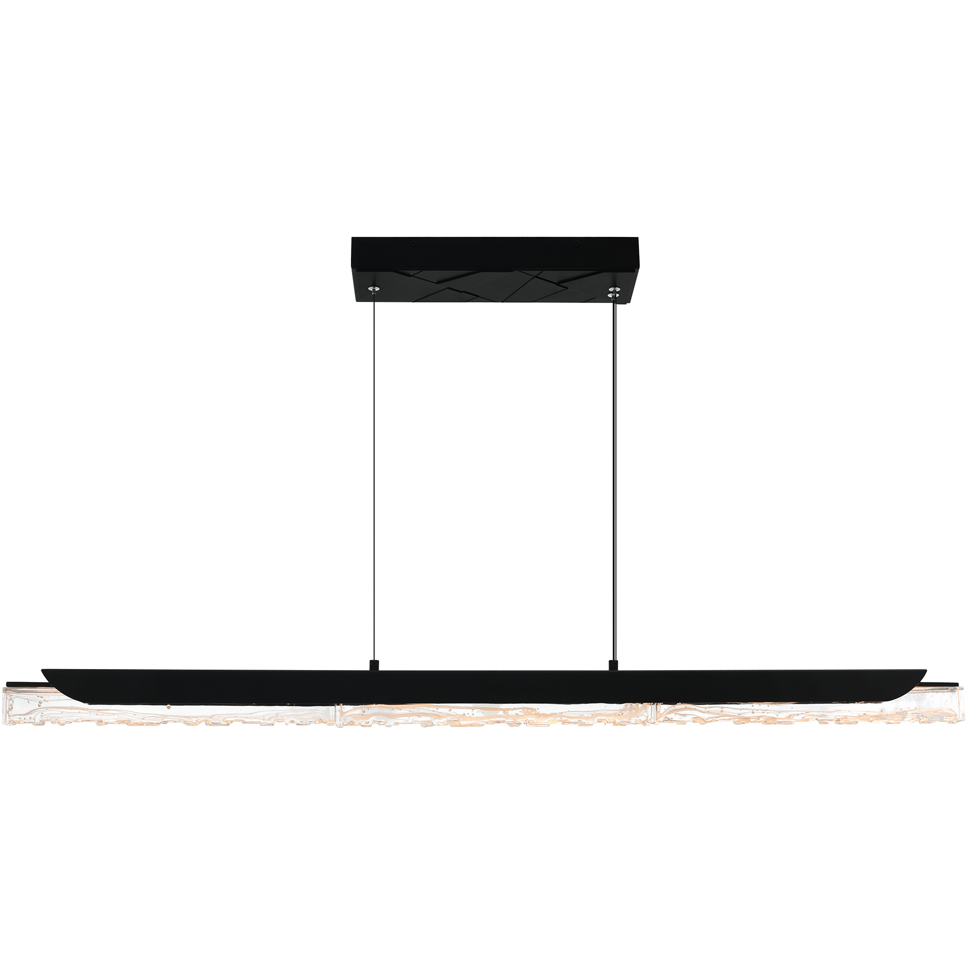 Valira LED 47 inch Black Chandelier Ceiling Light
